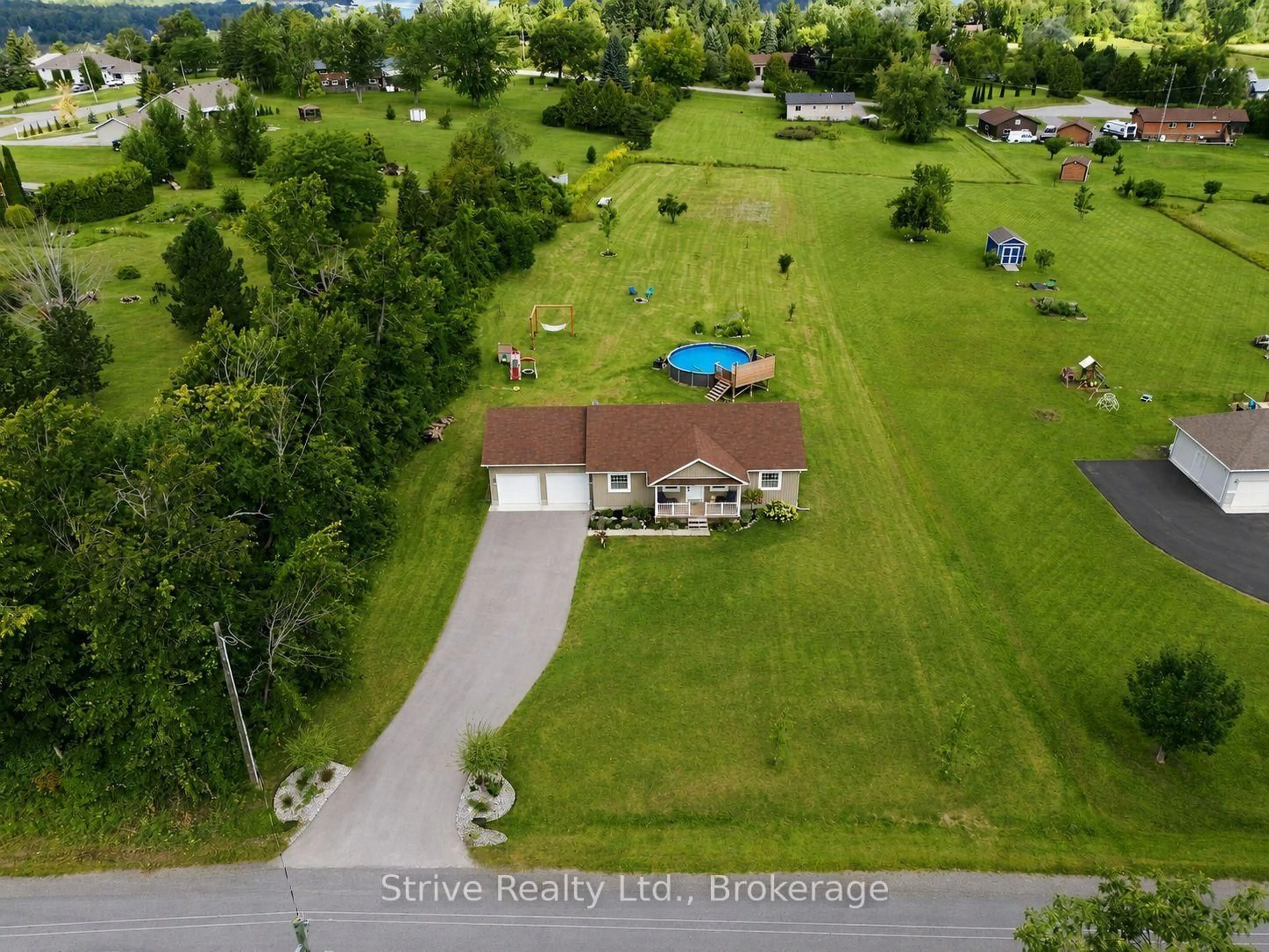 A pic from outside/outdoor area/front of a property/back of a property/a pic from drone, unknown for 11074 Third Line, Alnwick/Haldimand Ontario K0K 2X0