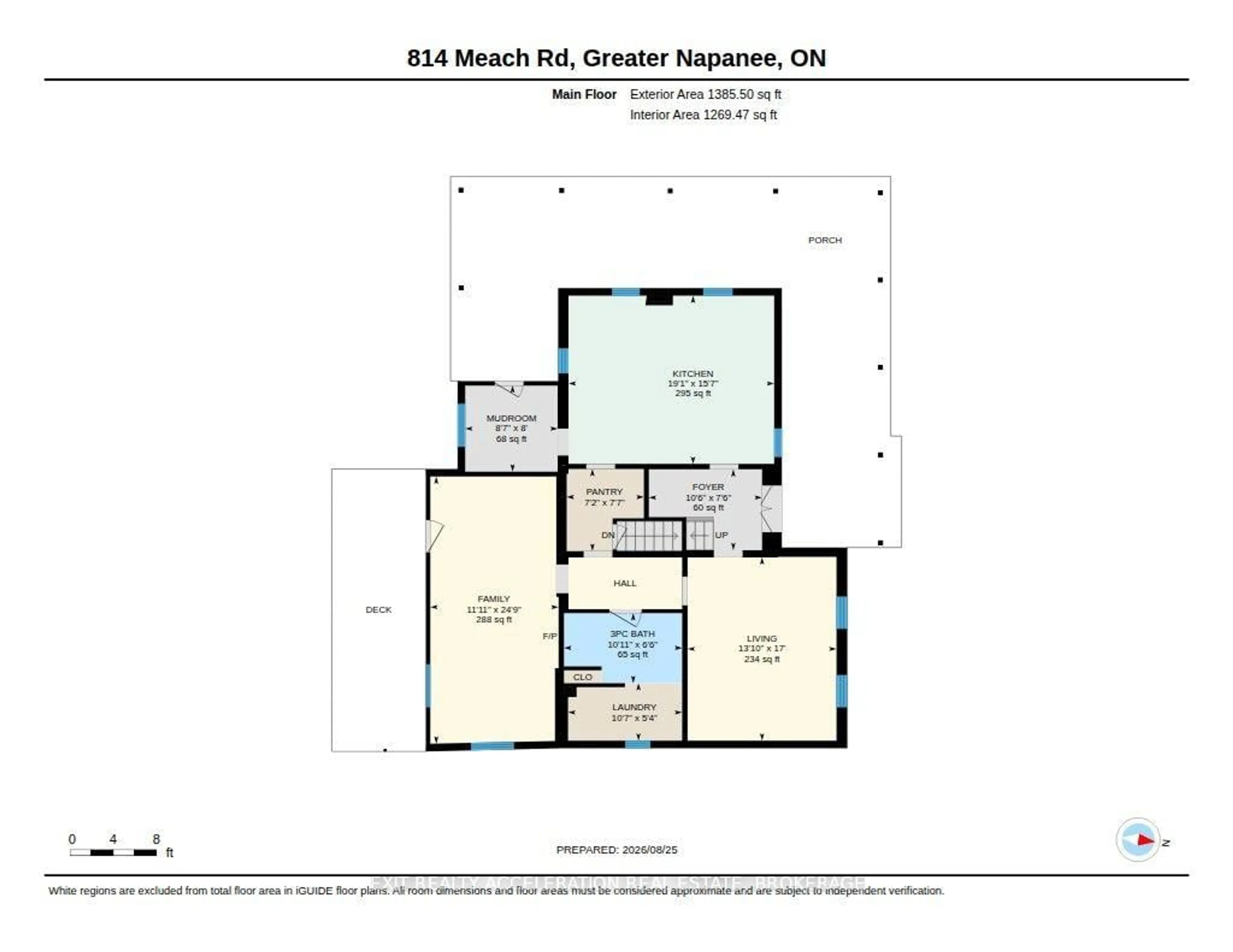 Floor plan for 814 Meach Rd, Greater Napanee Ontario K0K 2Z0