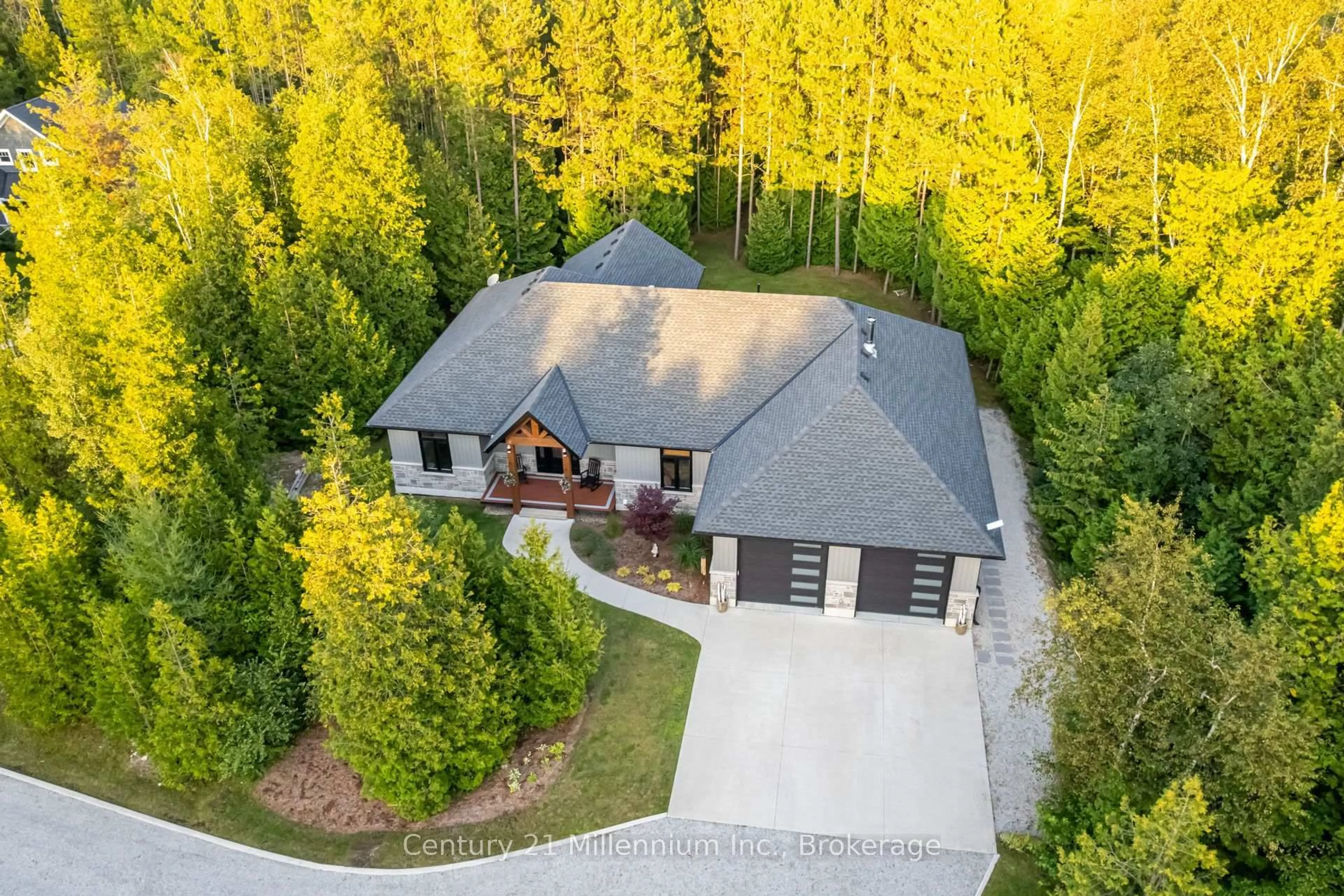 A pic from outside/outdoor area/front of a property/back of a property/a pic from drone, unknown for 17 Phillips Pl, South Bruce Peninsula Ontario N0H 2T0