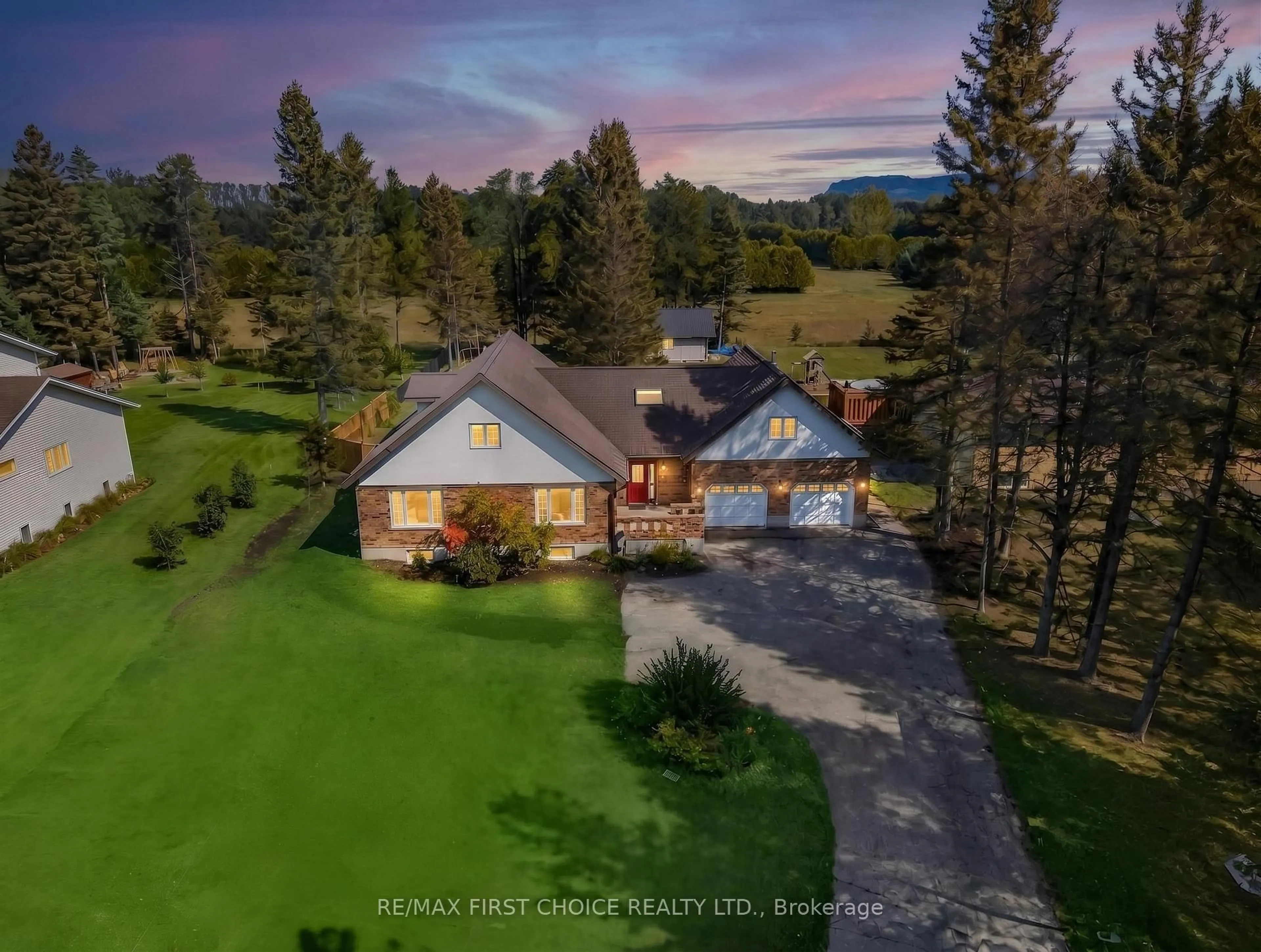 A pic from outside/outdoor area/front of a property/back of a property/a pic from drone, mountain view for 2190 25th Side Rd, Thunder Bay Ontario P7K 1G1