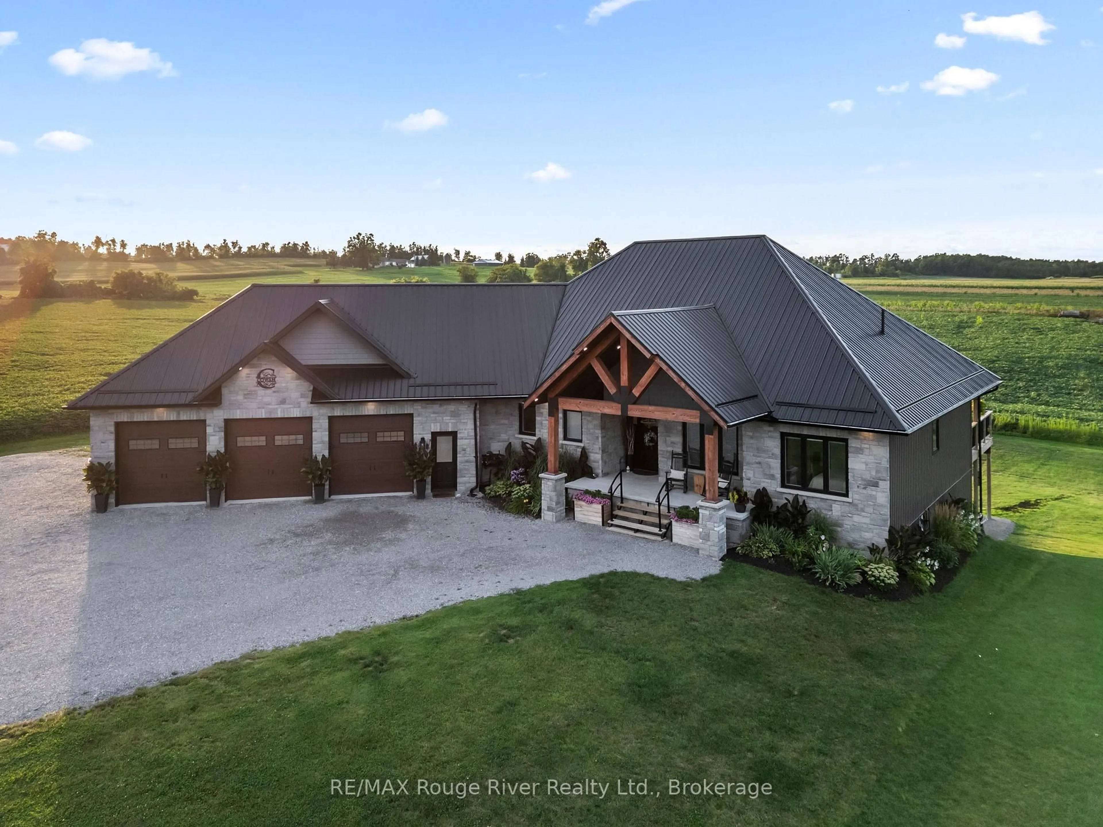 A pic from outside/outdoor area/front of a property/back of a property/a pic from drone, unknown for 914 Sharpe Line, Cavan Monaghan Ontario L0A 1C0