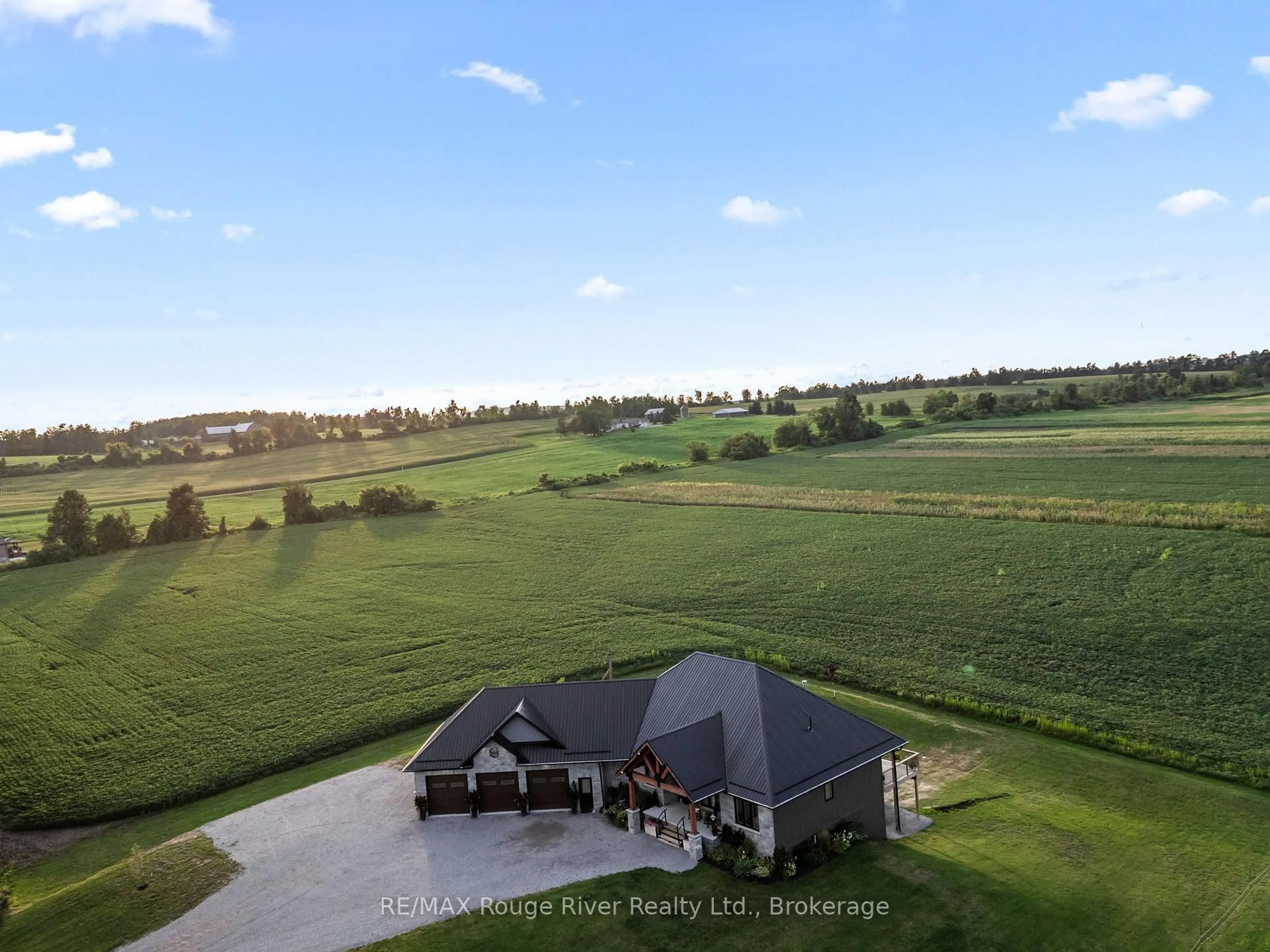 A pic from outside/outdoor area/front of a property/back of a property/a pic from drone, unknown for 914 Sharpe Line, Cavan Monaghan Ontario L0A 1C0