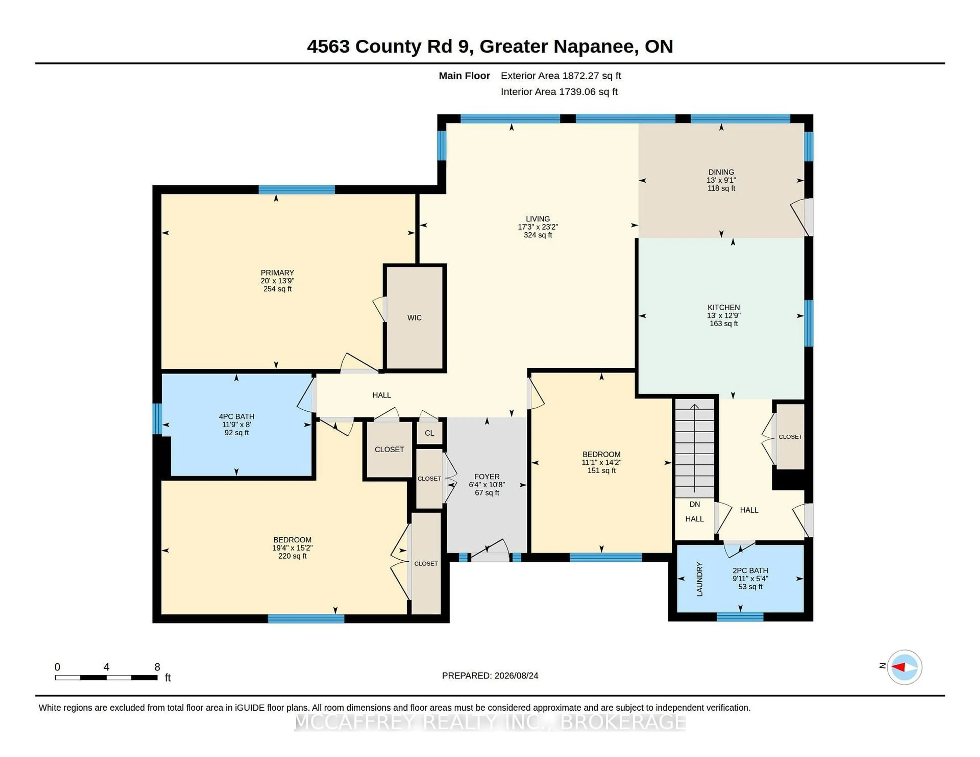 Floor plan for 4563 County Rd 9, Napanee Ontario K7R 3K8