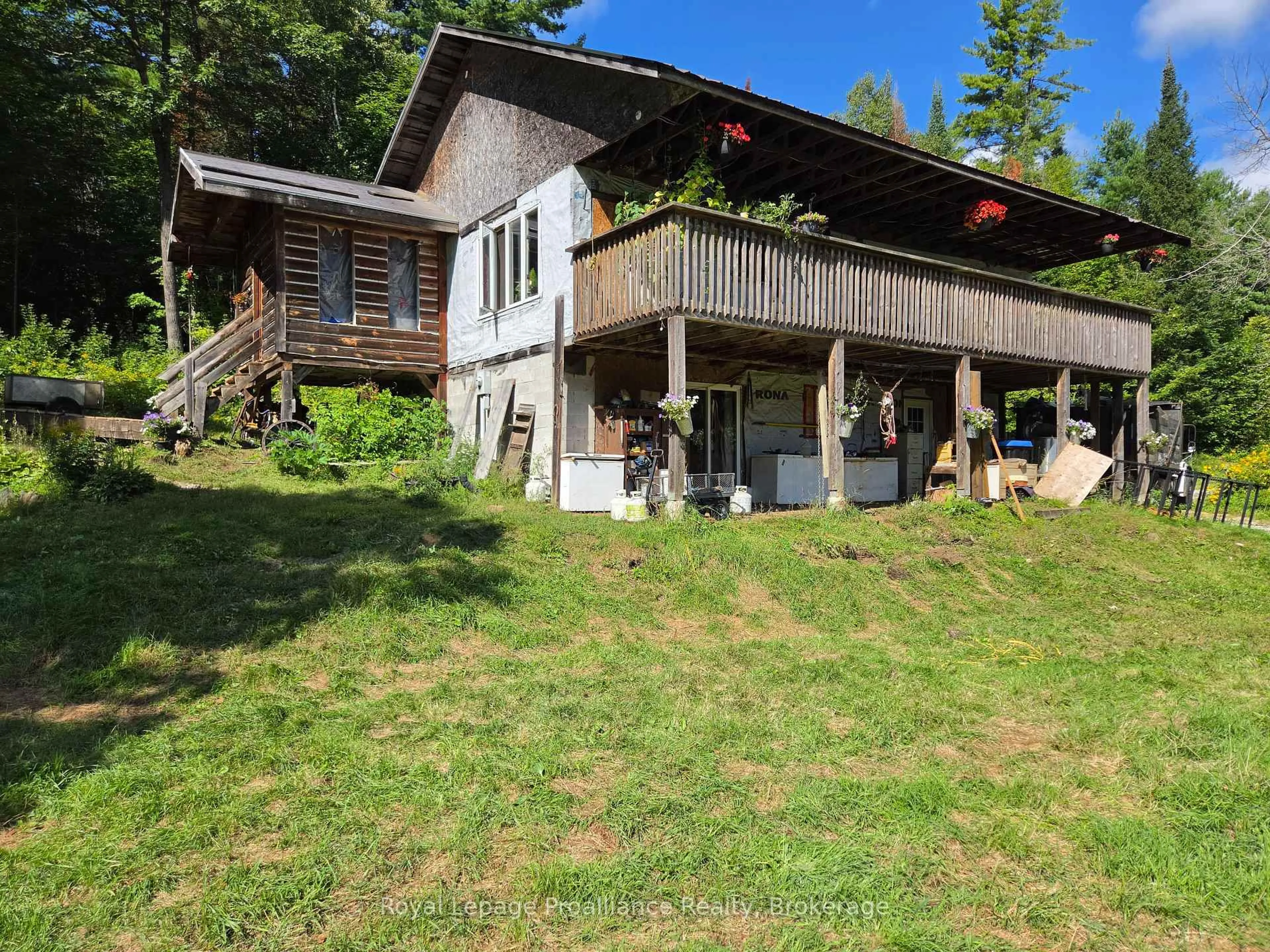 A pic from outside/outdoor area/front of a property/back of a property/a pic from drone, unknown for 152 Addington Rd 3, Cloyne Ontario K0H 1K0