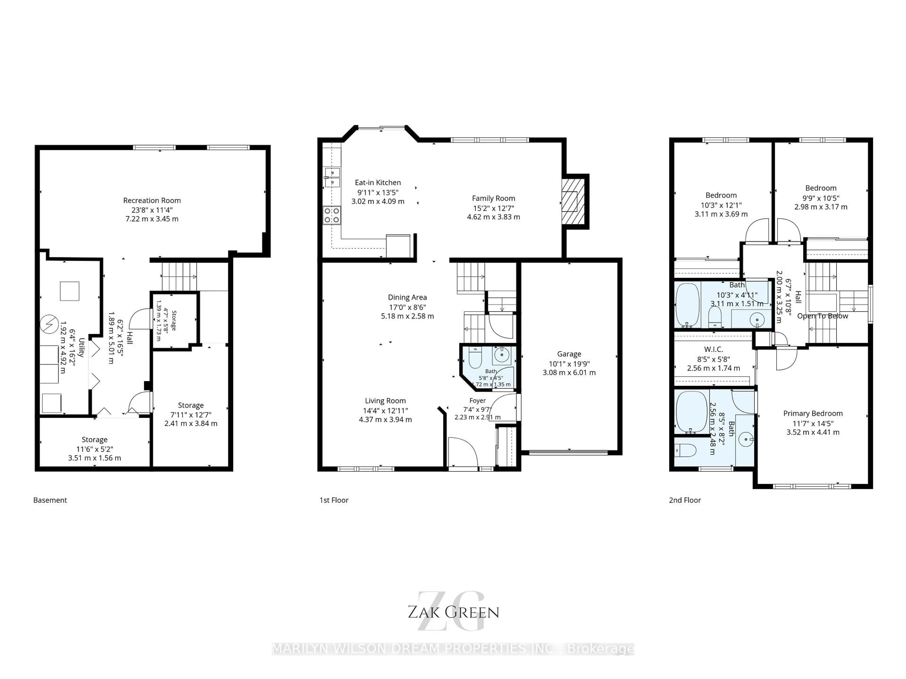Floor plan for 32 Valencia St, Ottawa Ontario K2G 6T1
