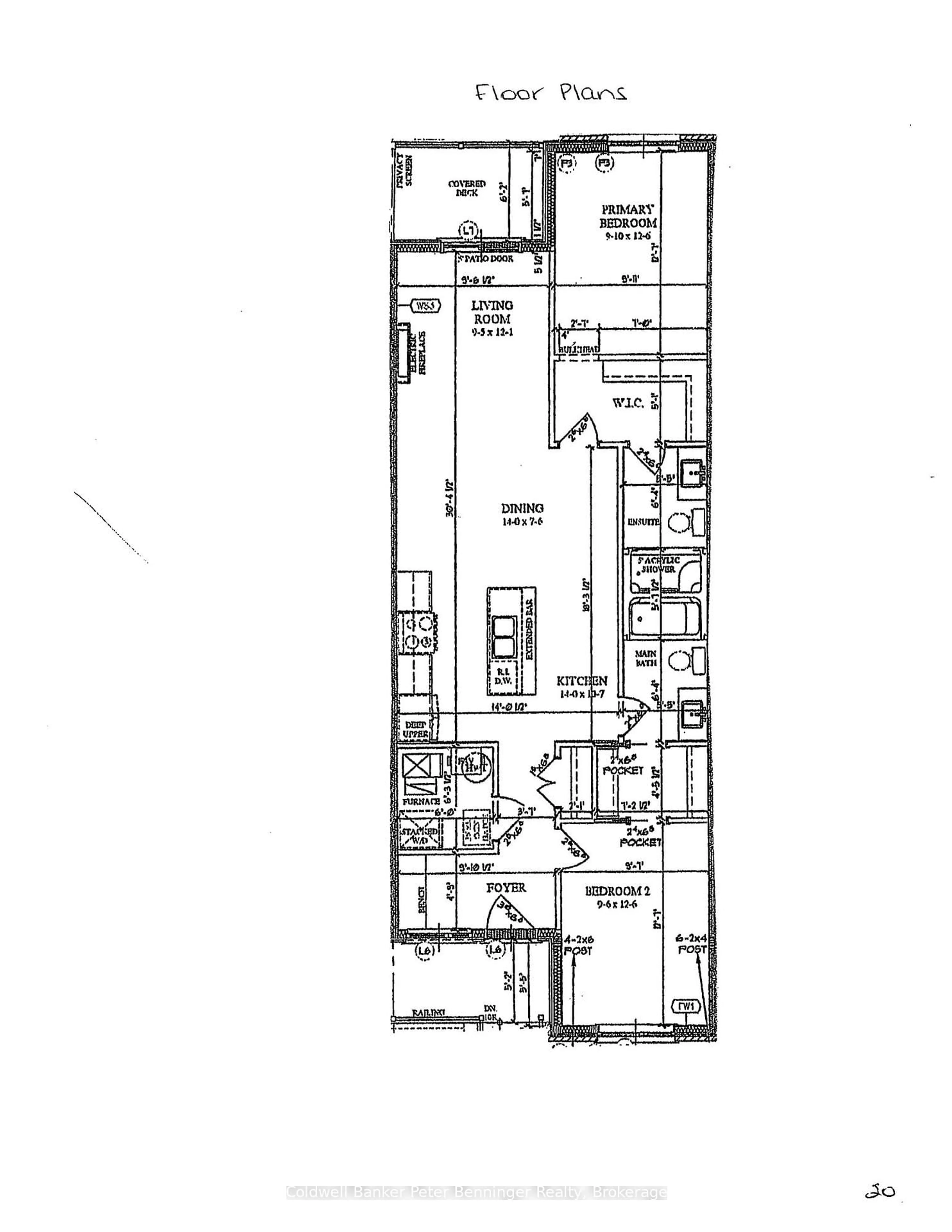 Floor plan for 215B Concession Rd 10 #Unit 20, Saugeen Shores Ontario N0H 2C7