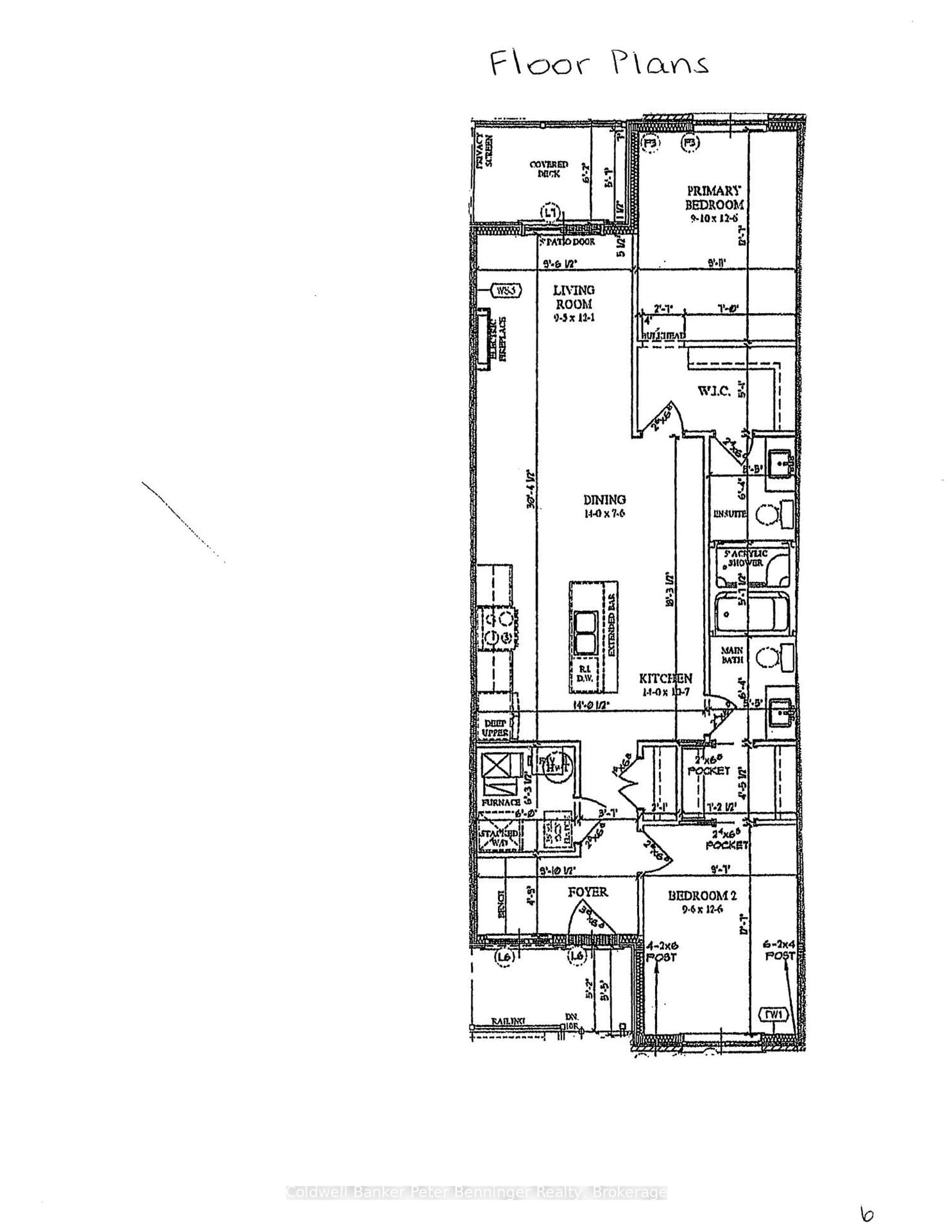 Floor plan for 215A Concession Rd 10 #Unit 6, Saugeen Shores Ontario N0H 2C7