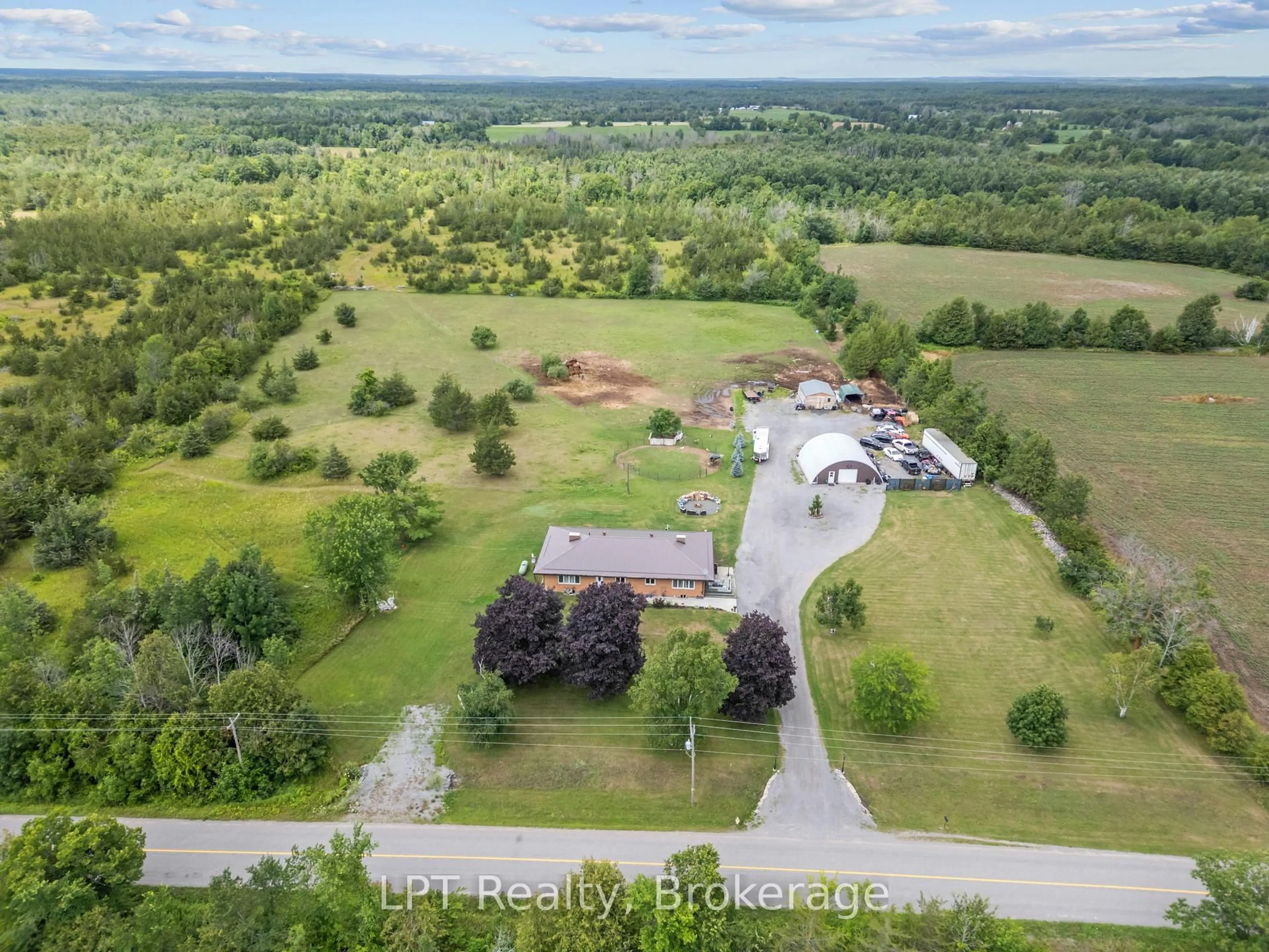 A pic from outside/outdoor area/front of a property/back of a property/a pic from drone, unknown for 2110 13th Line, Trent Hills Ontario K0K 2M0