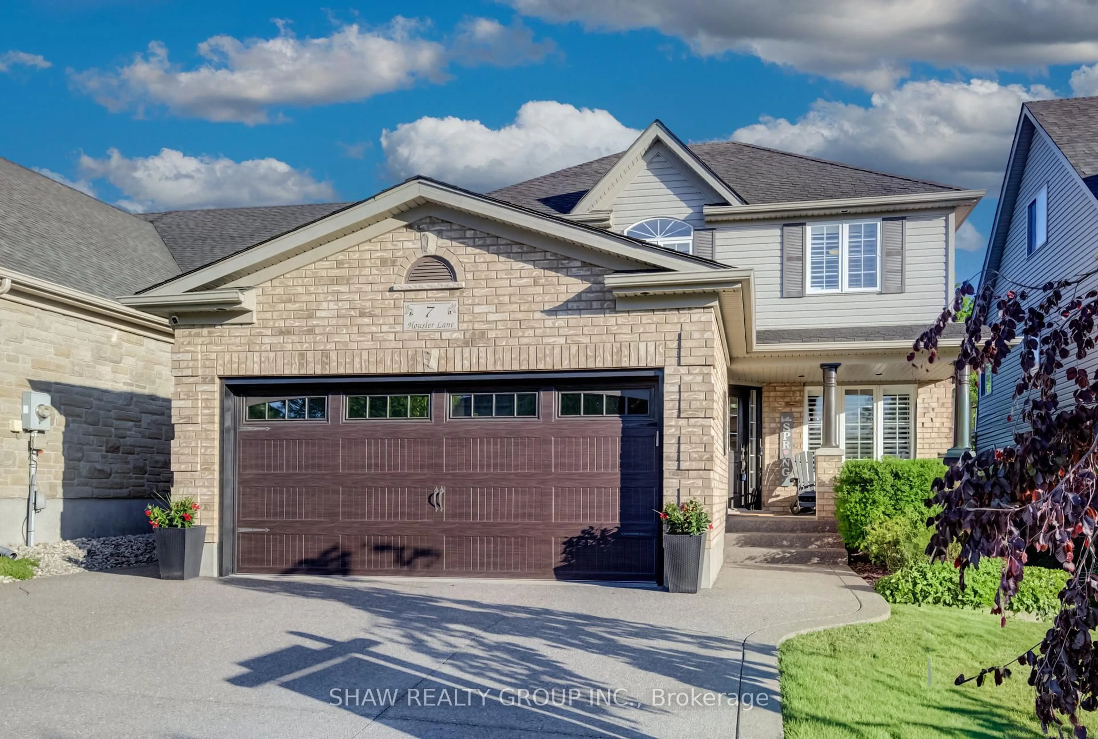 Home with brick exterior material, street for 7 Housler Lane, Cambridge Ontario N3C 4H7