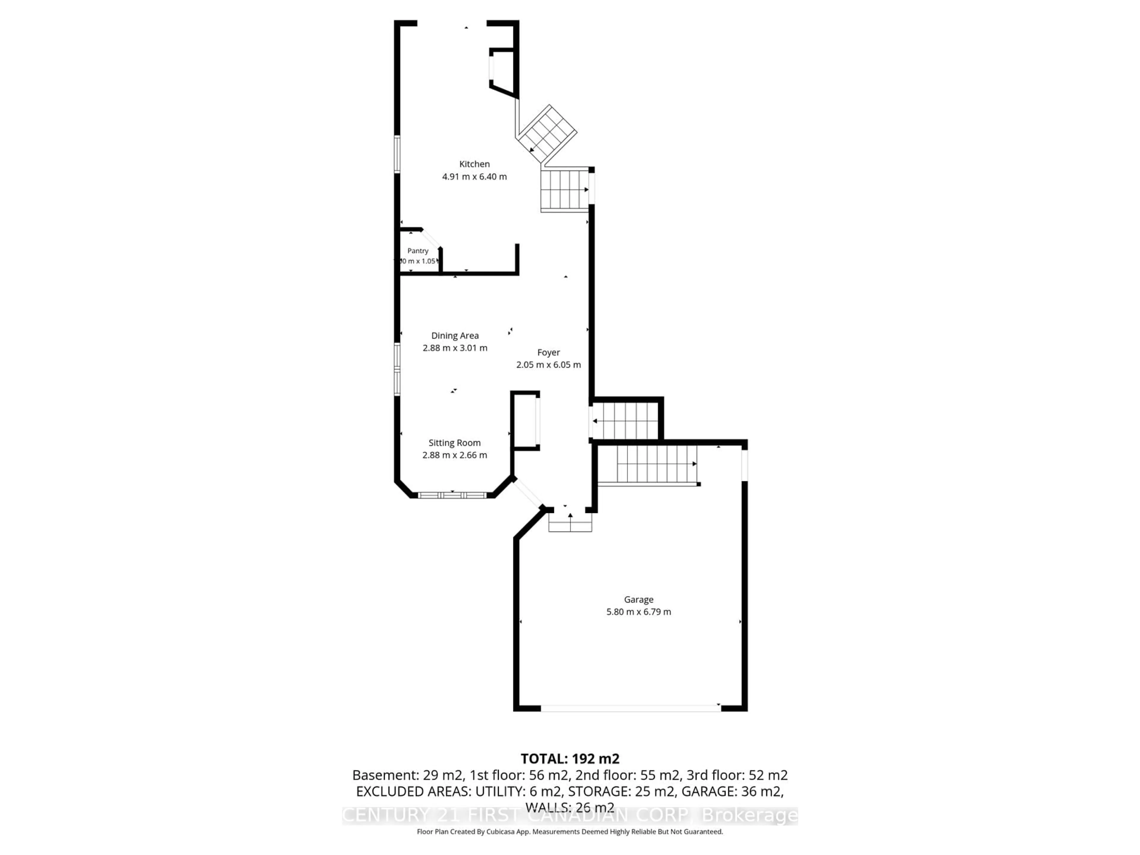 Floor plan for 1287 Nicole Ave, London North Ontario N5X 4M7