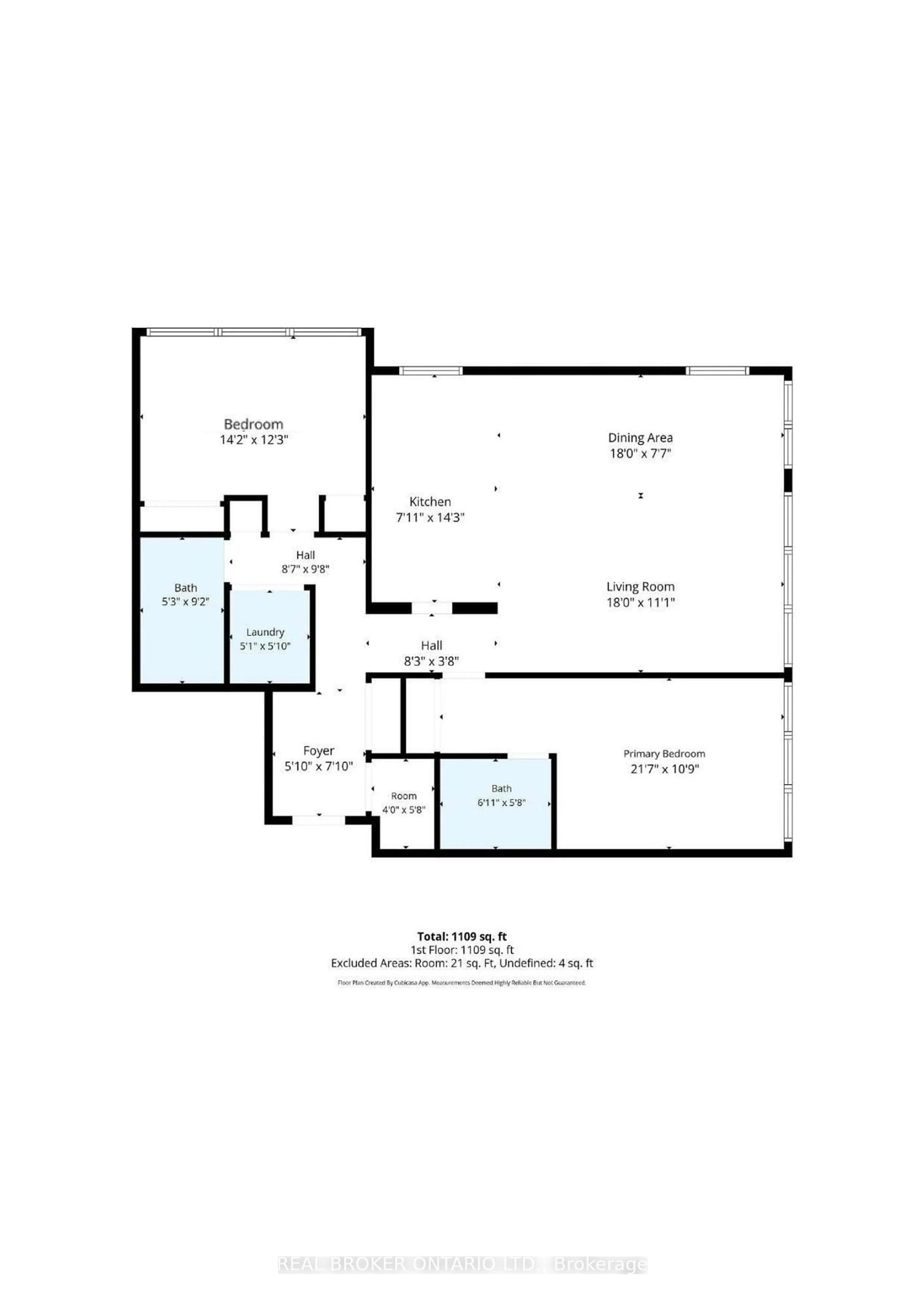 Floor plan for 120 Duke St ##202, Hamilton Ontario L8P 4T1