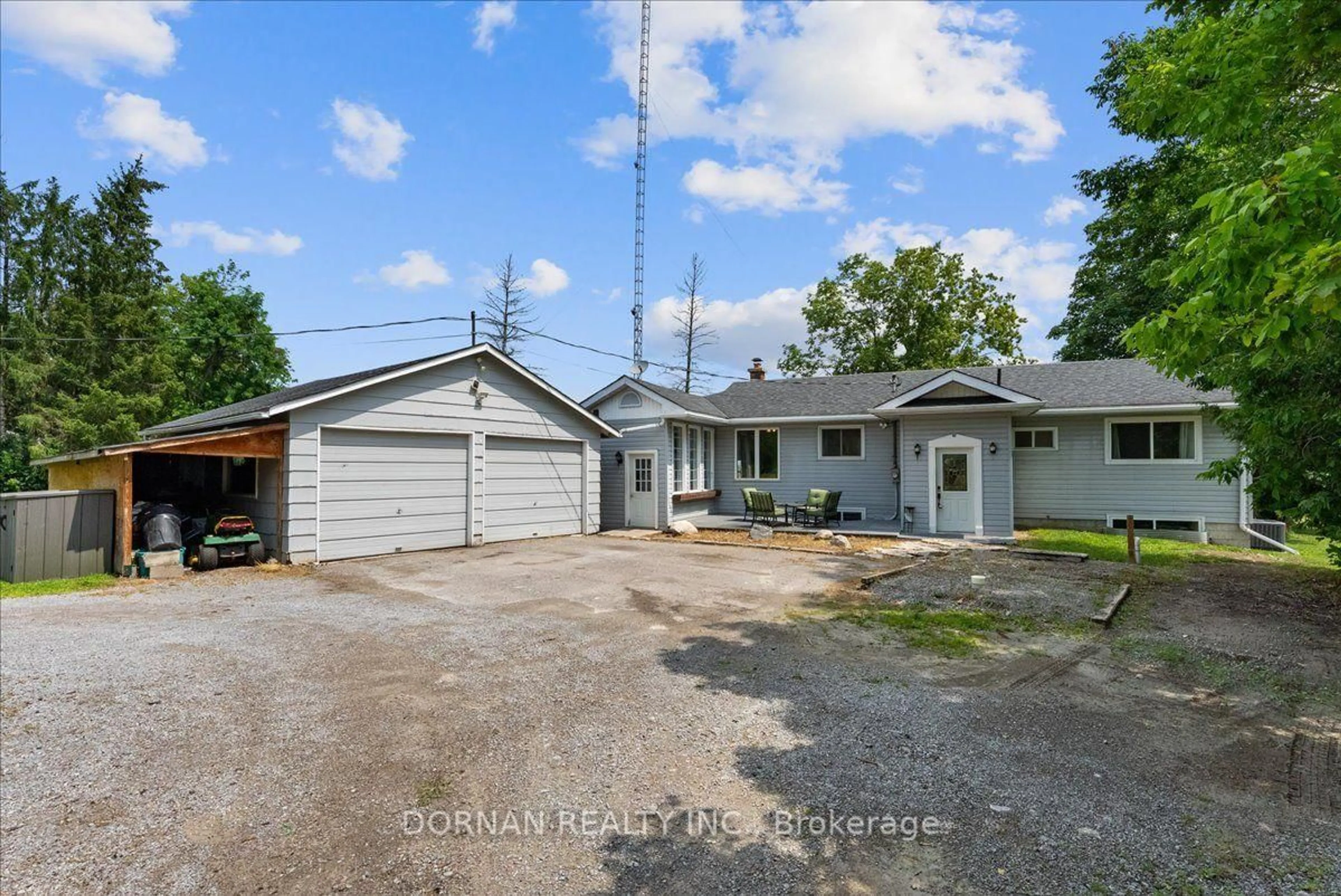 A pic from outside/outdoor area/front of a property/back of a property/a pic from drone, street for 24 Butternut Dr, Kawartha Lakes Ontario K9V 4R1
