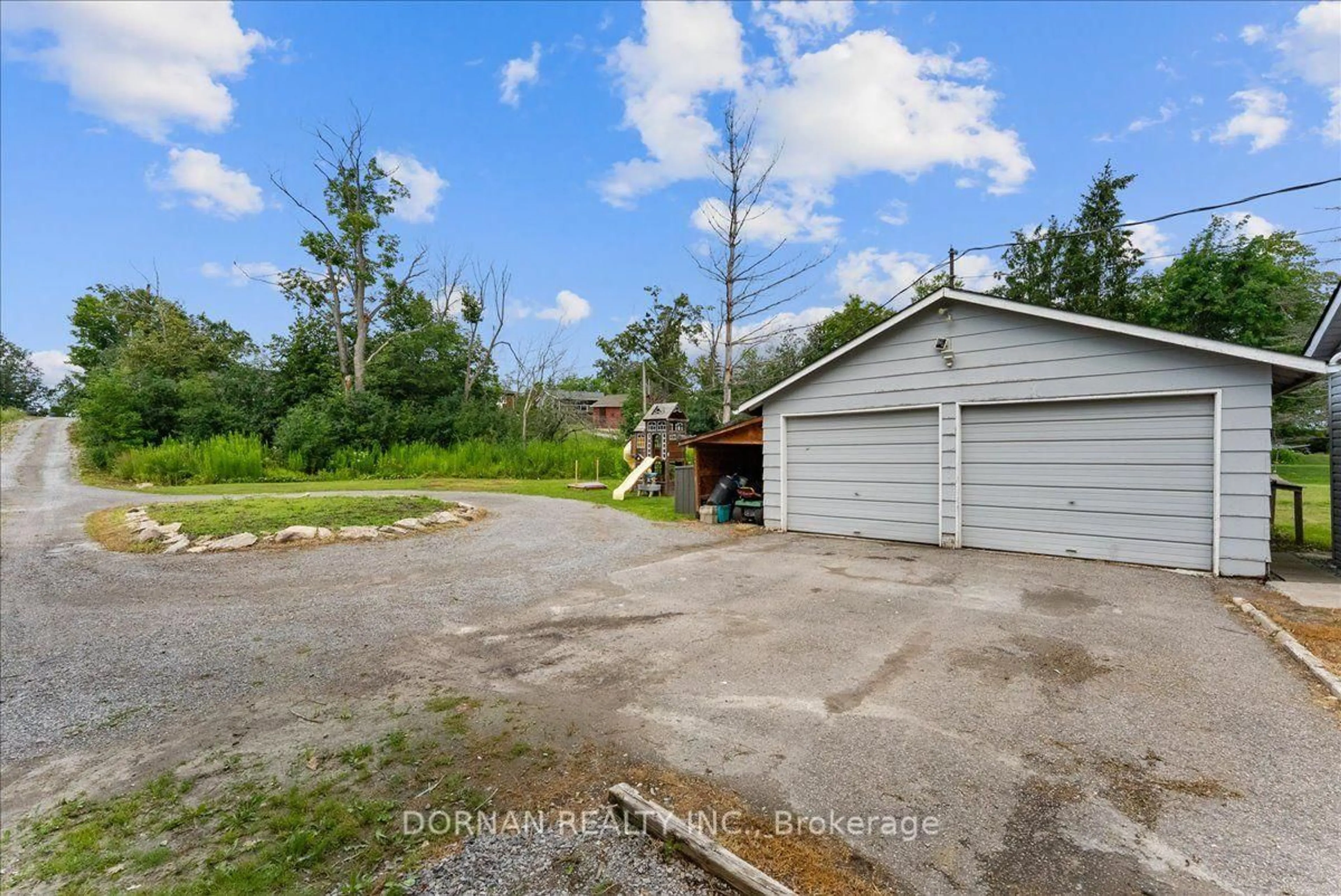 A pic from outside/outdoor area/front of a property/back of a property/a pic from drone, mountain view for 24 Butternut Dr, Kawartha Lakes Ontario K9V 4R1