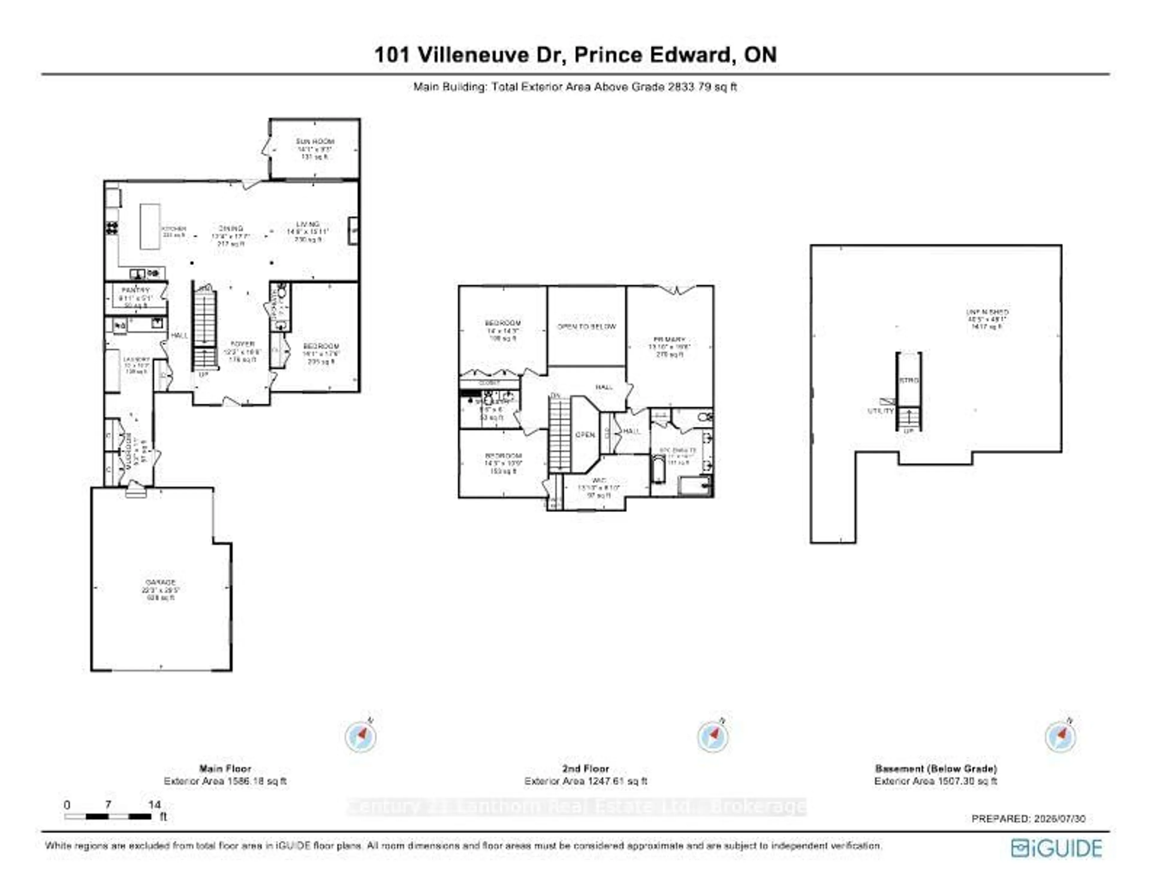 Floor plan for 101 VILLENEUVE Dr, Prince Edward County Ontario K0K 2T0
