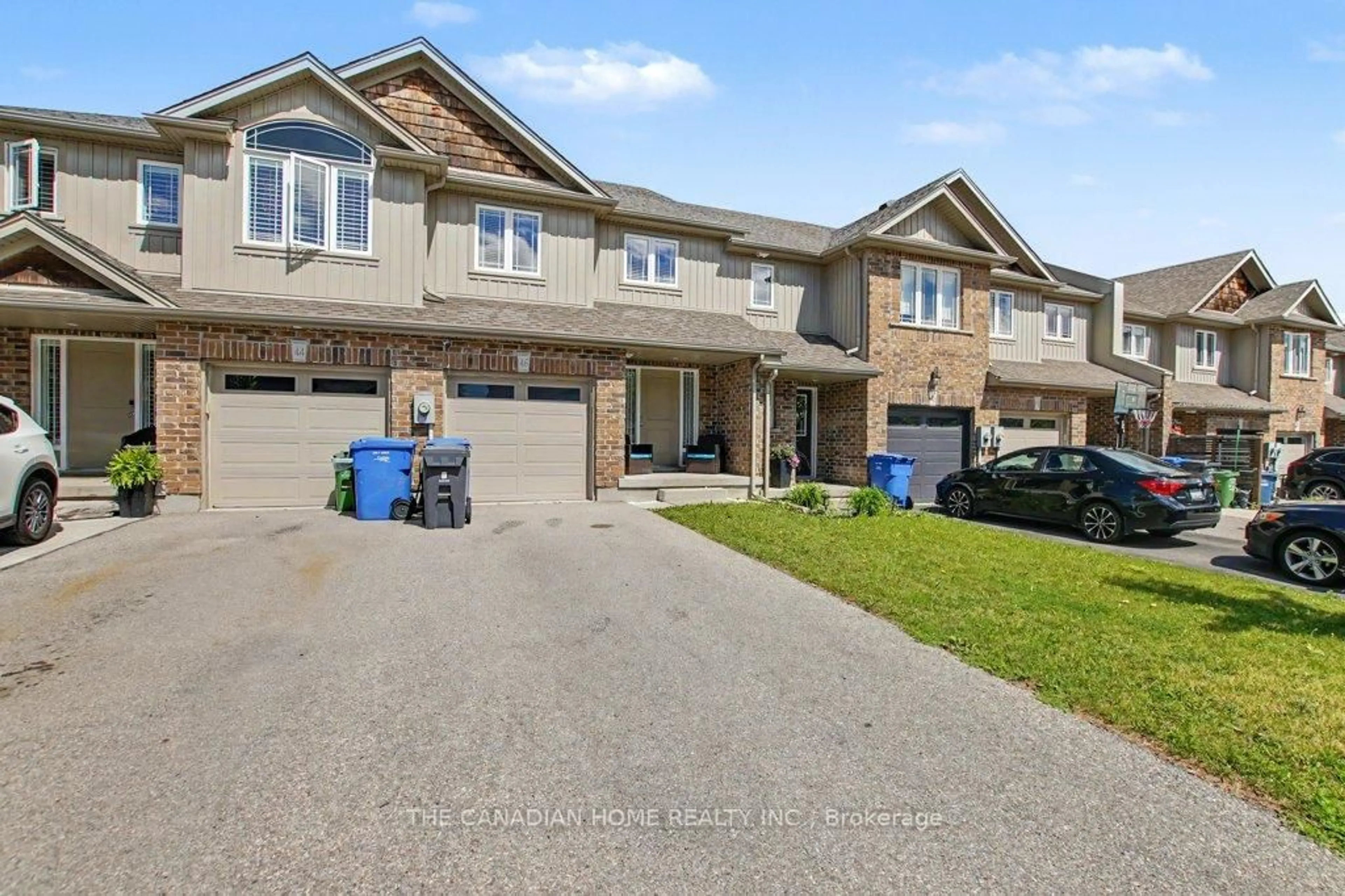 Home with brick exterior material, street for 46 Jeffrey Dr, Guelph Ontario N1E 0M4