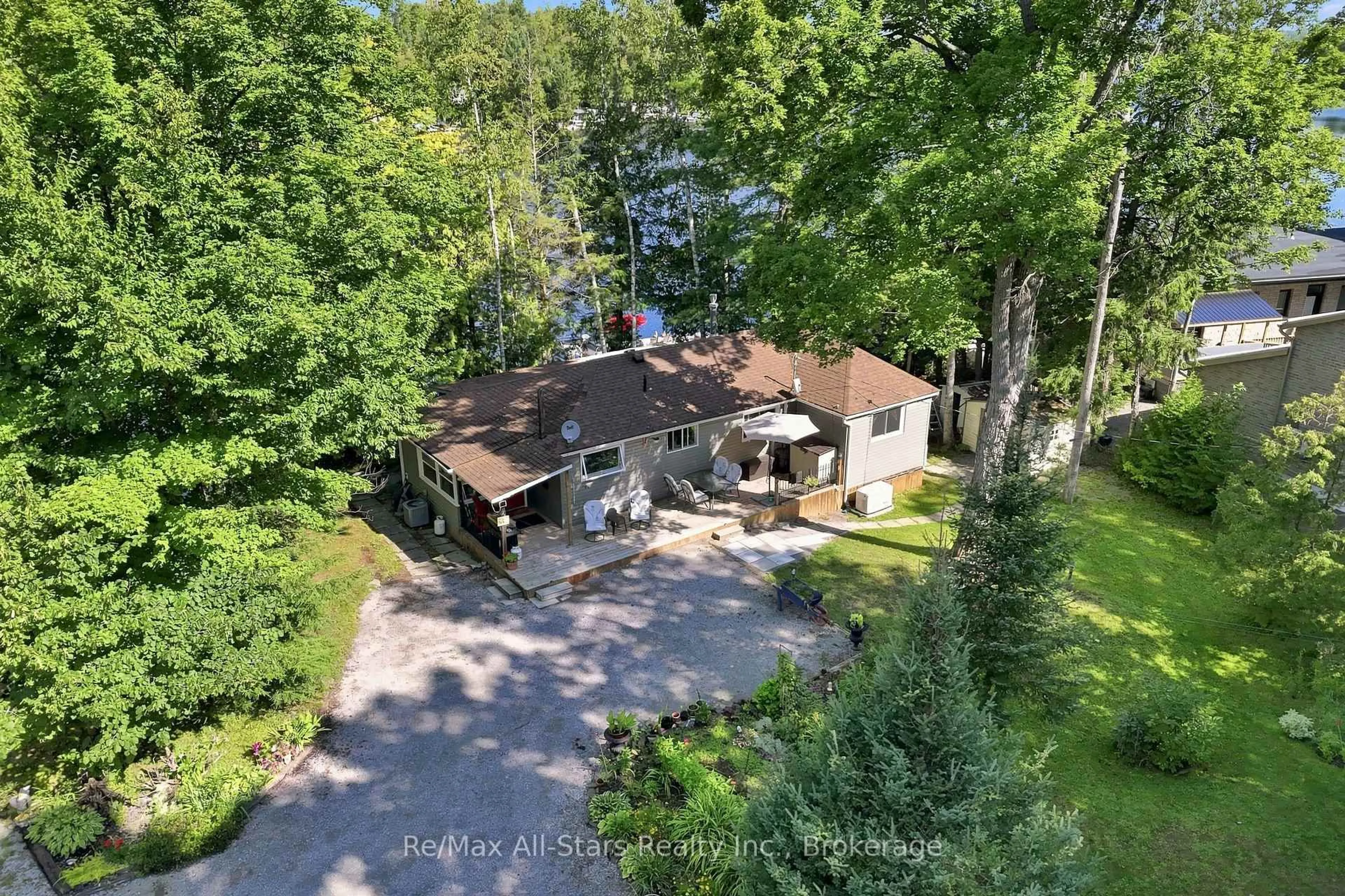 A pic from outside/outdoor area/front of a property/back of a property/a pic from drone, unknown for 1561 Crystal Lake, Trent Lakes Ontario K0M 2A0