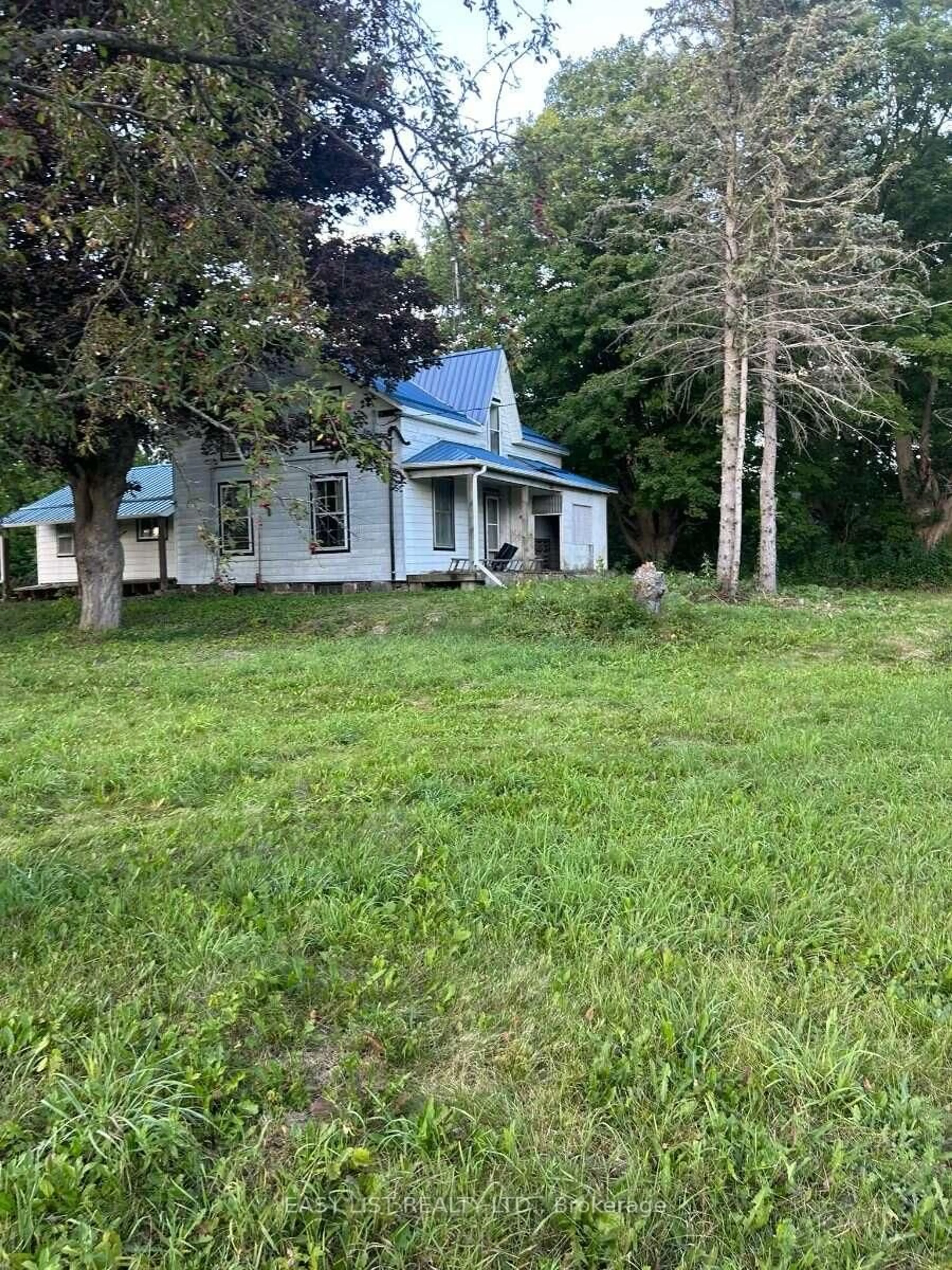 A pic from outside/outdoor area/front of a property/back of a property/a pic from drone, unknown for 1415 Hwy 7a, Kawartha Lakes Ontario L0A 1A0
