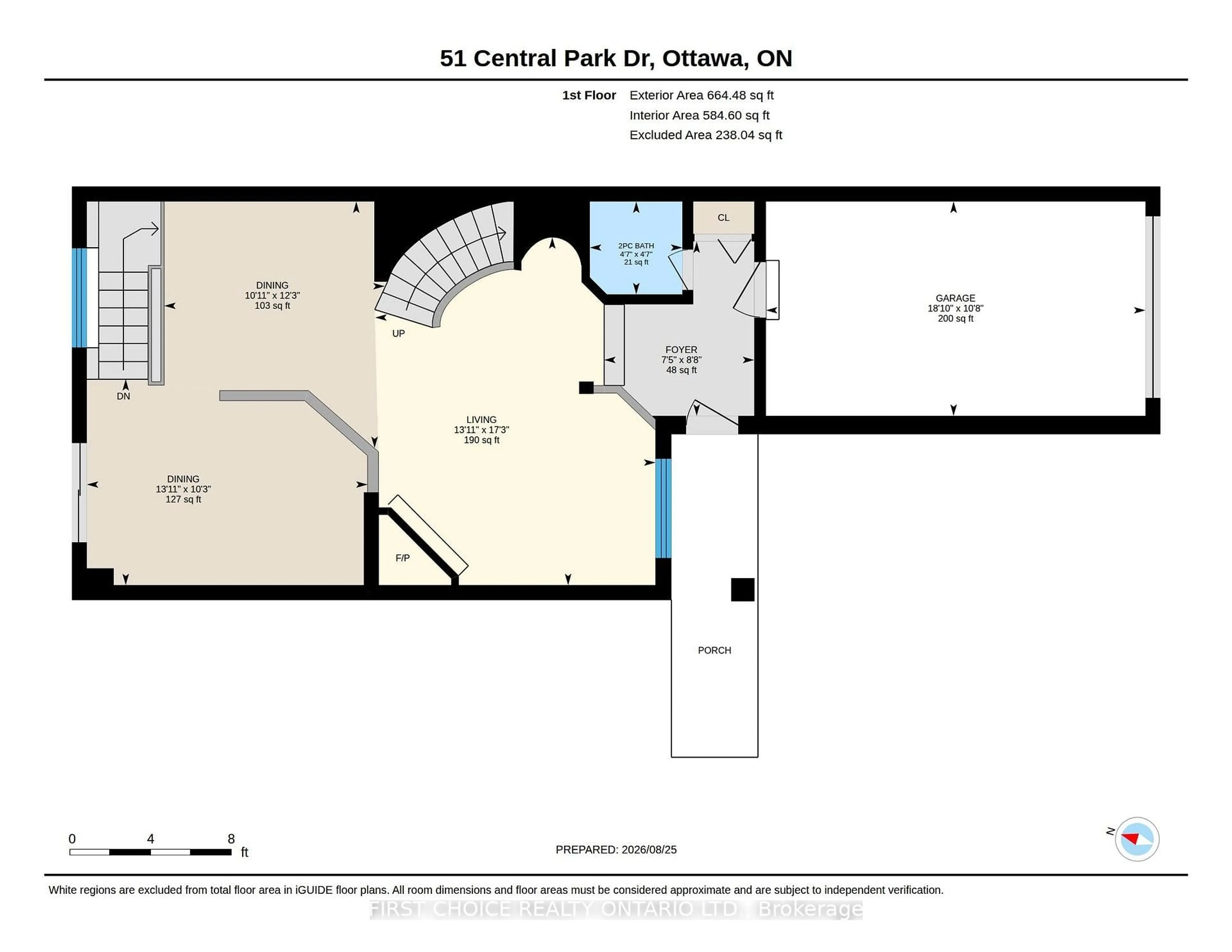 Floor plan for 51 Central Park Dr, Ottawa Ontario K2C 4A3