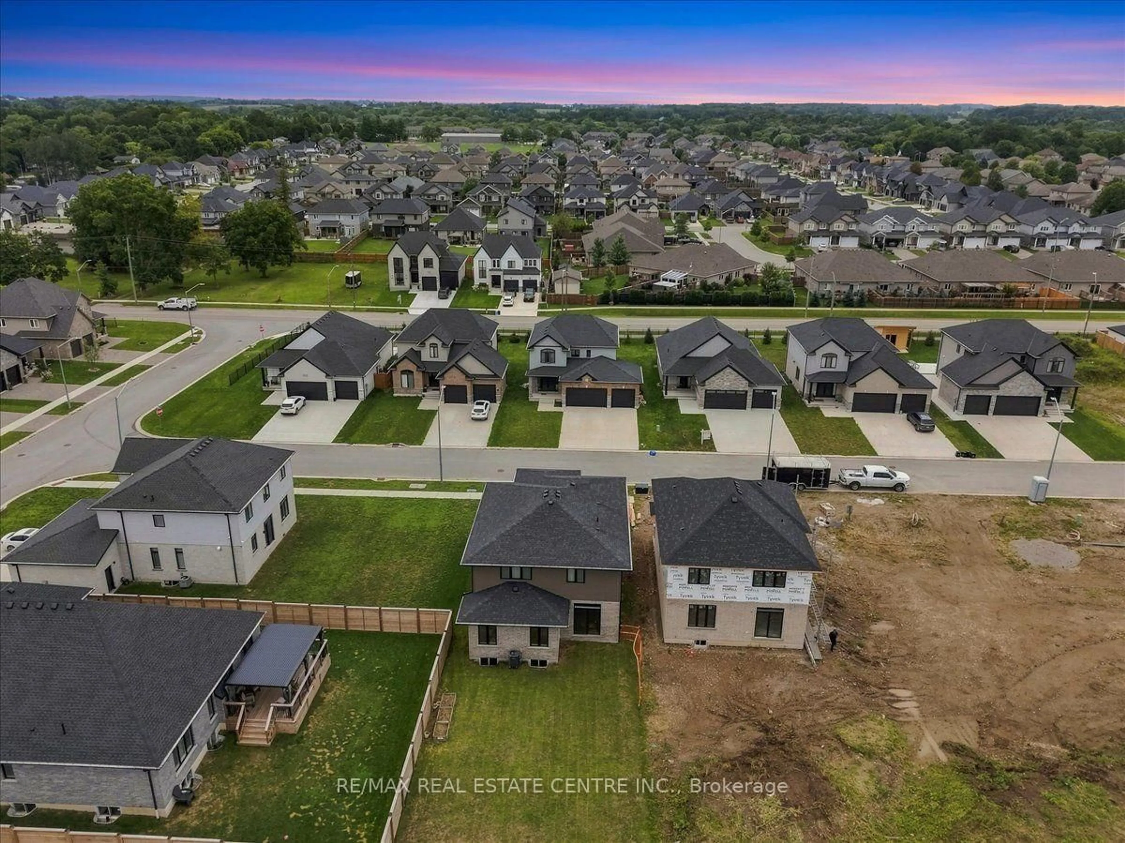 A pic from outside/outdoor area/front of a property/back of a property/a pic from drone, street for 31 Ferris Blvd, Zorra Ontario N0M 2M0