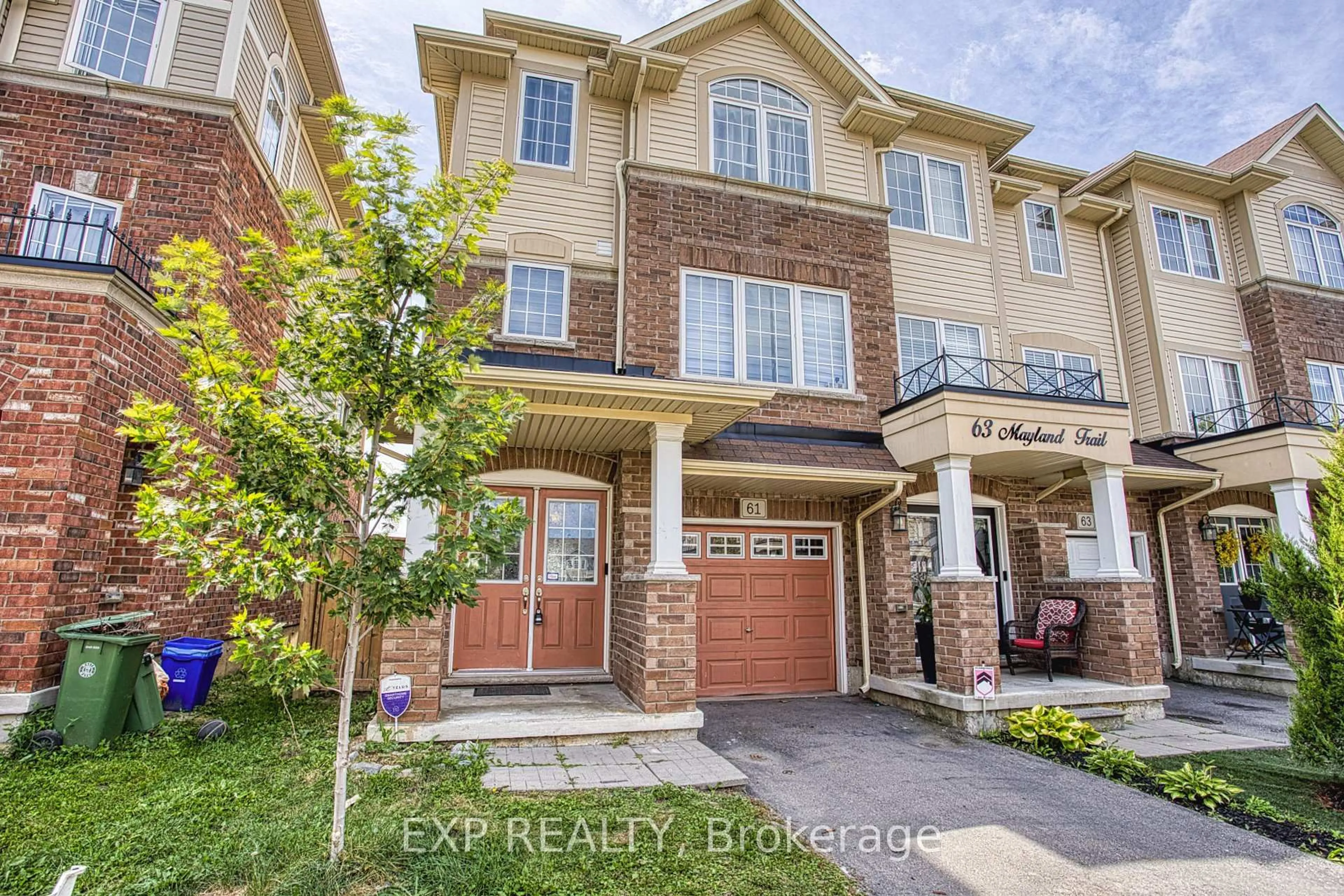 Home with brick exterior material, street for 61 Mayland Tr, Hamilton Ontario L8J 0G4