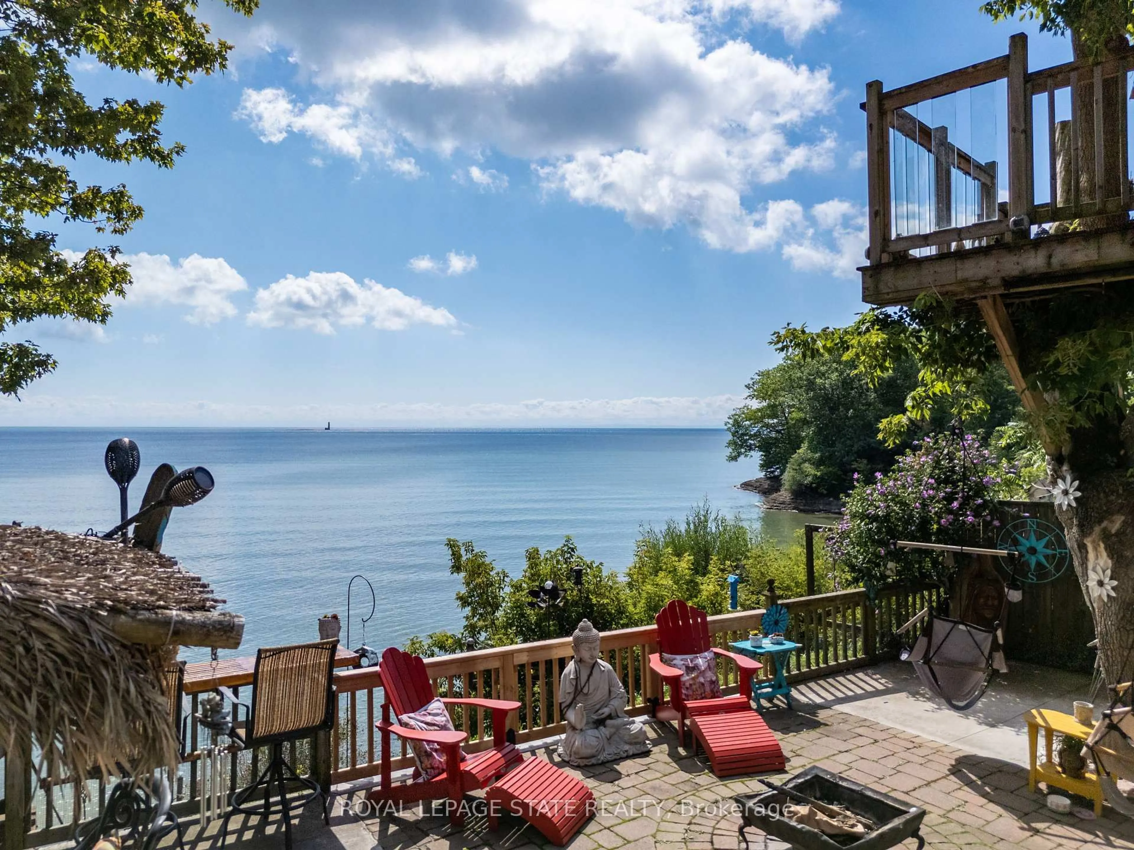 Patio, water/lake/river/ocean view for 23 Nature Line, Haldimand Ontario N0A 1K0