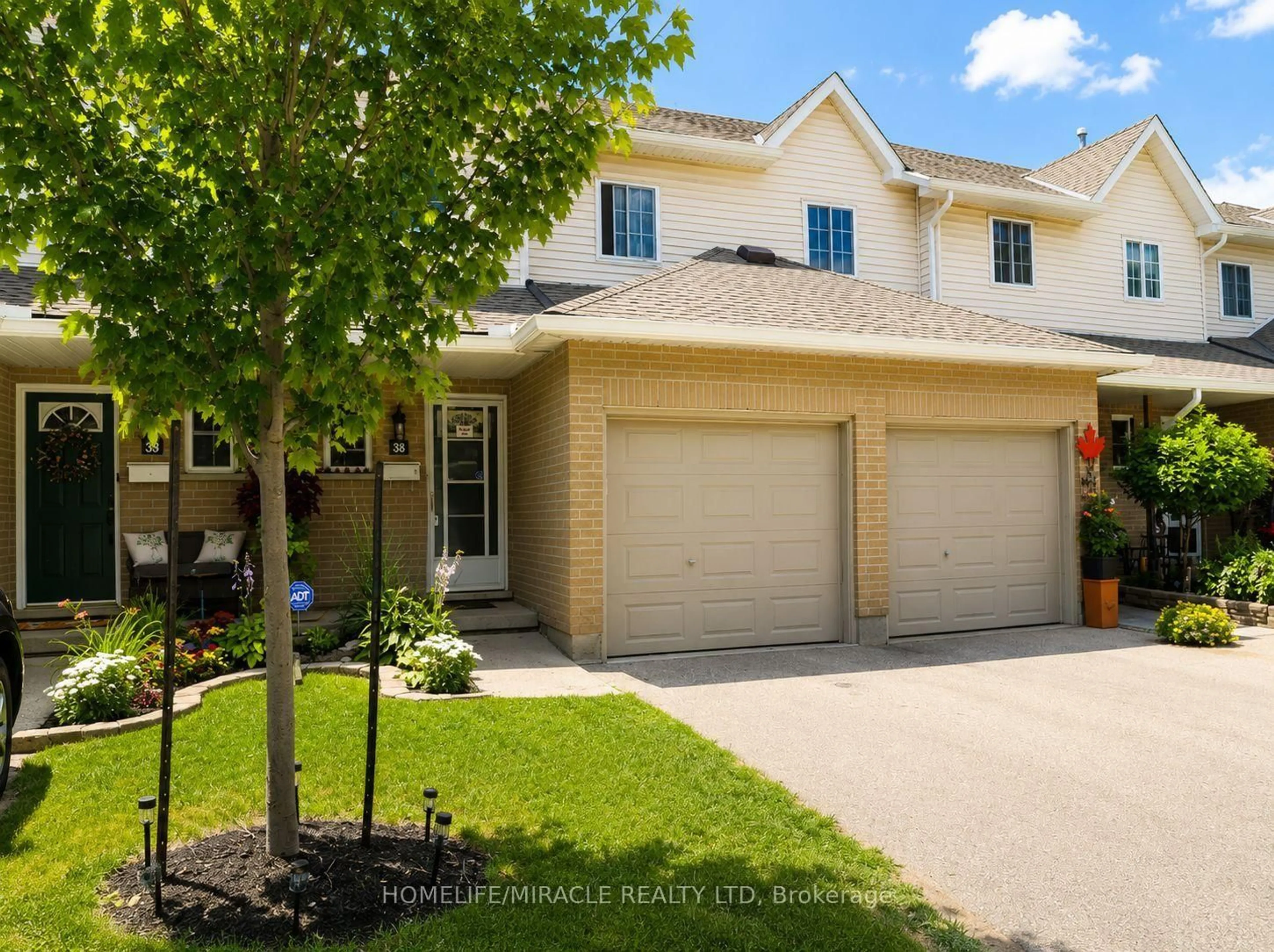 Home with brick exterior material, street for 10 Holborn Crt #38, Kitchener Ontario N2A 3Y9