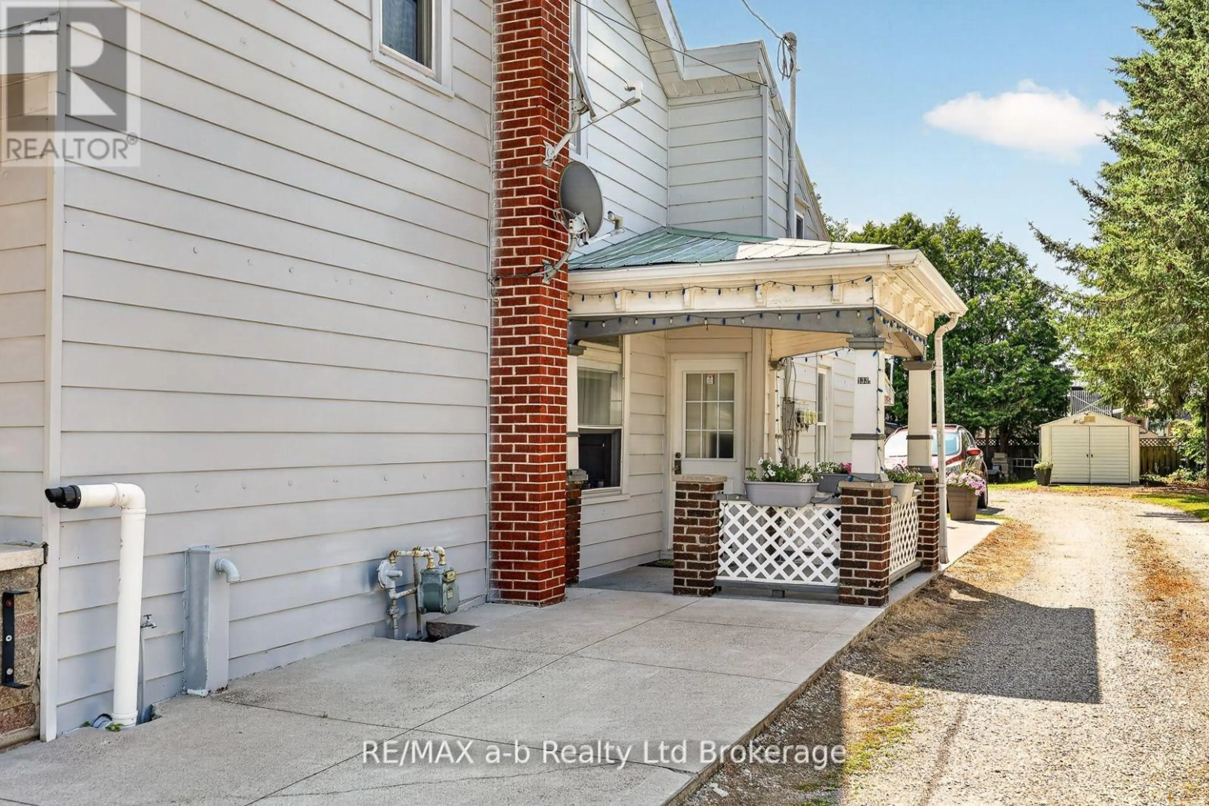 Home with brick exterior material, street for 133 Dundas St, Zorra Ontario N0M 2M0