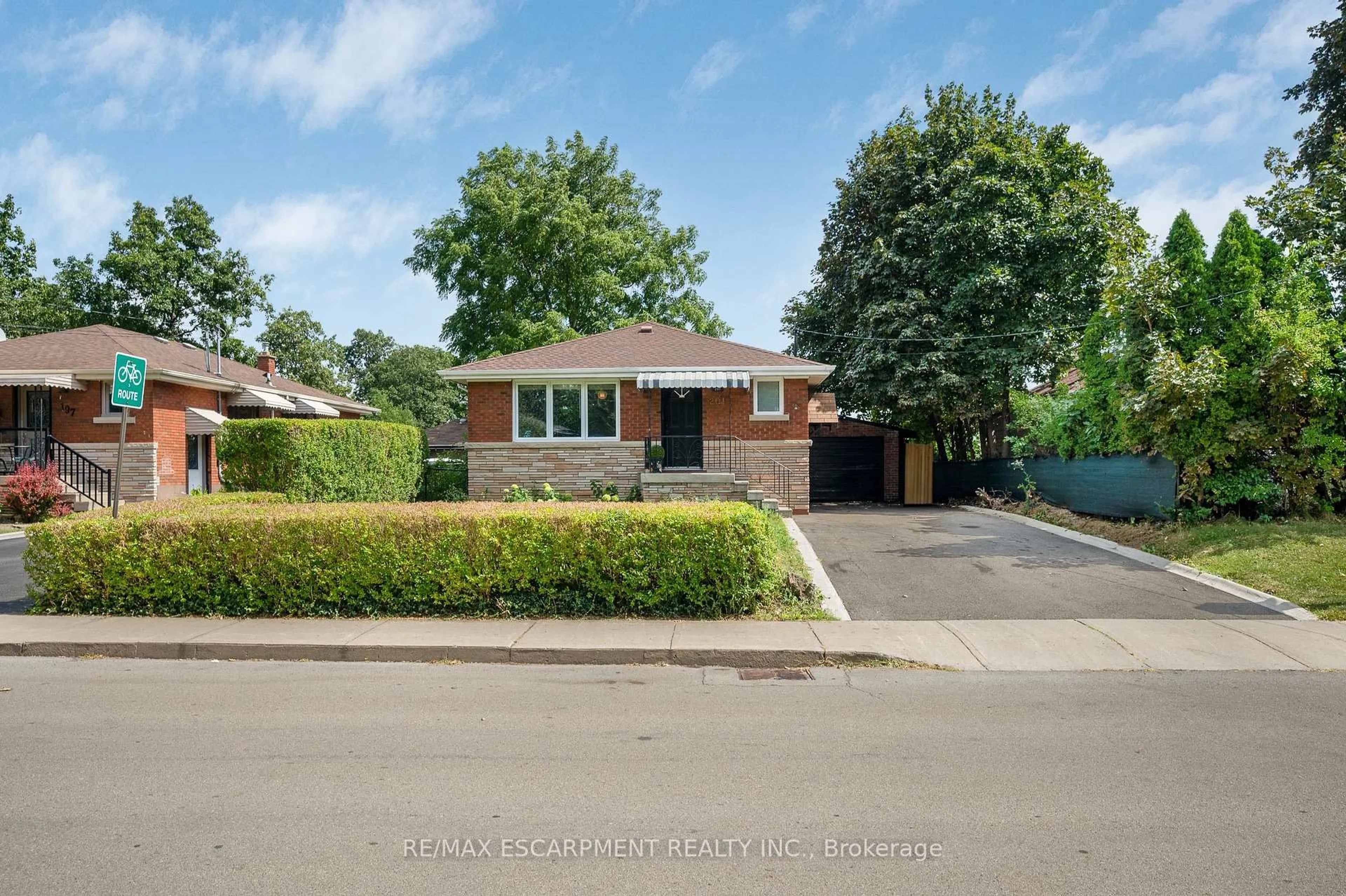 Home with brick exterior material, street for 201 Terrace Dr, Hamilton Ontario L9A 2Z2