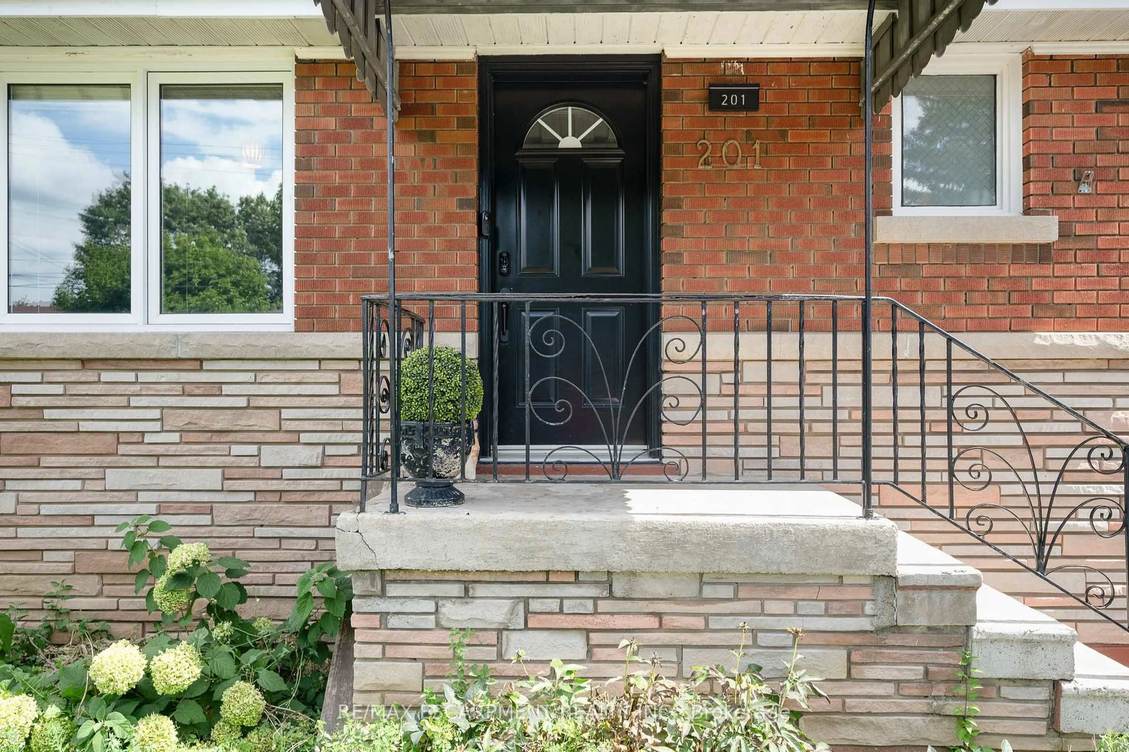 Home with brick exterior material, street for 201 Terrace Dr, Hamilton Ontario L9A 2Z2
