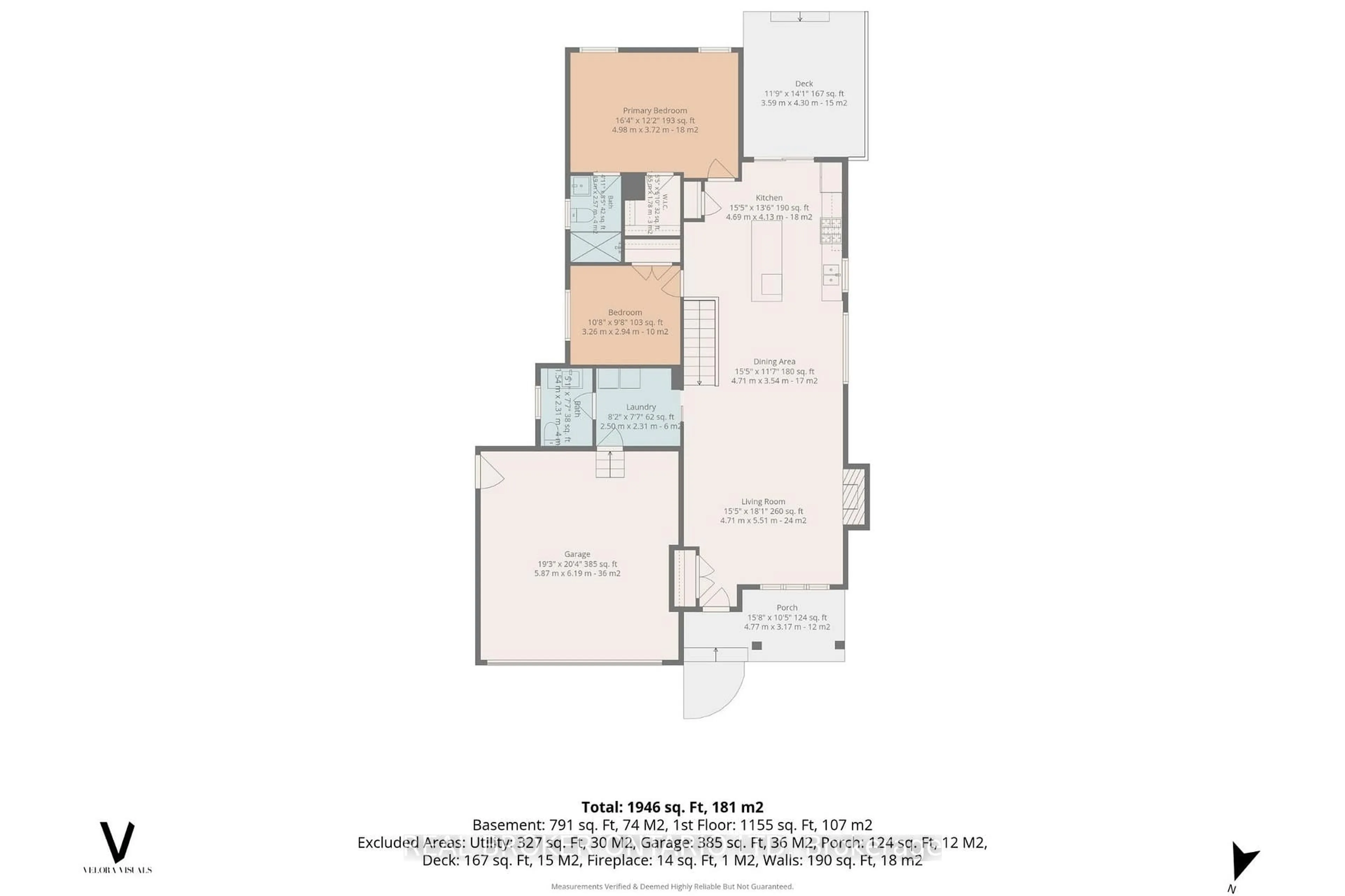 Floor plan for 4 Doral Crt, St. Thomas Ontario N5R 0G3