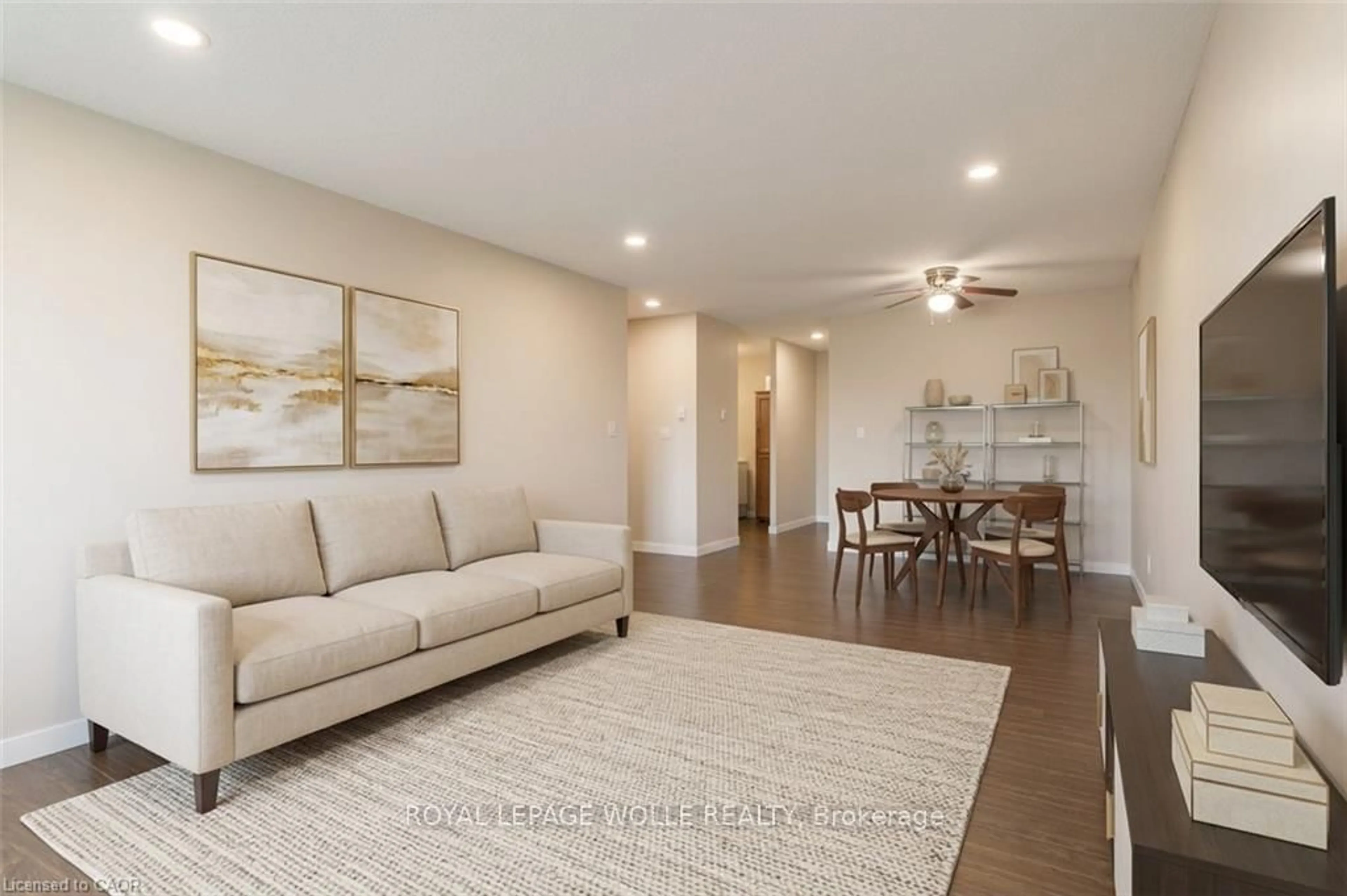 Living room with furniture, unknown for 55 Green Valley Dr #708, Kitchener Ontario N2P 1Z6