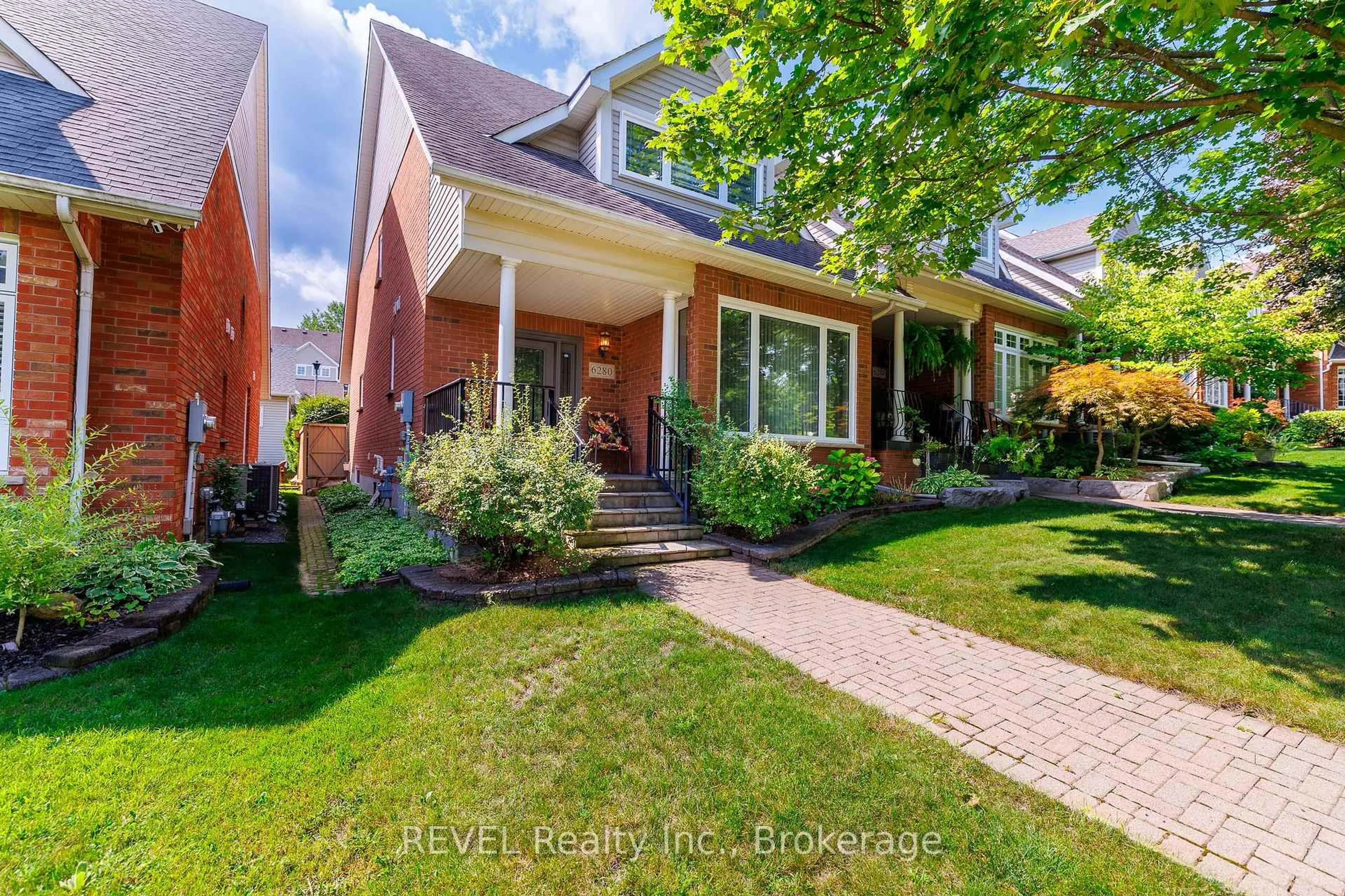 Home with brick exterior material, street for 6280 Stonefield Park, Niagara Falls Ontario L2J 4K1