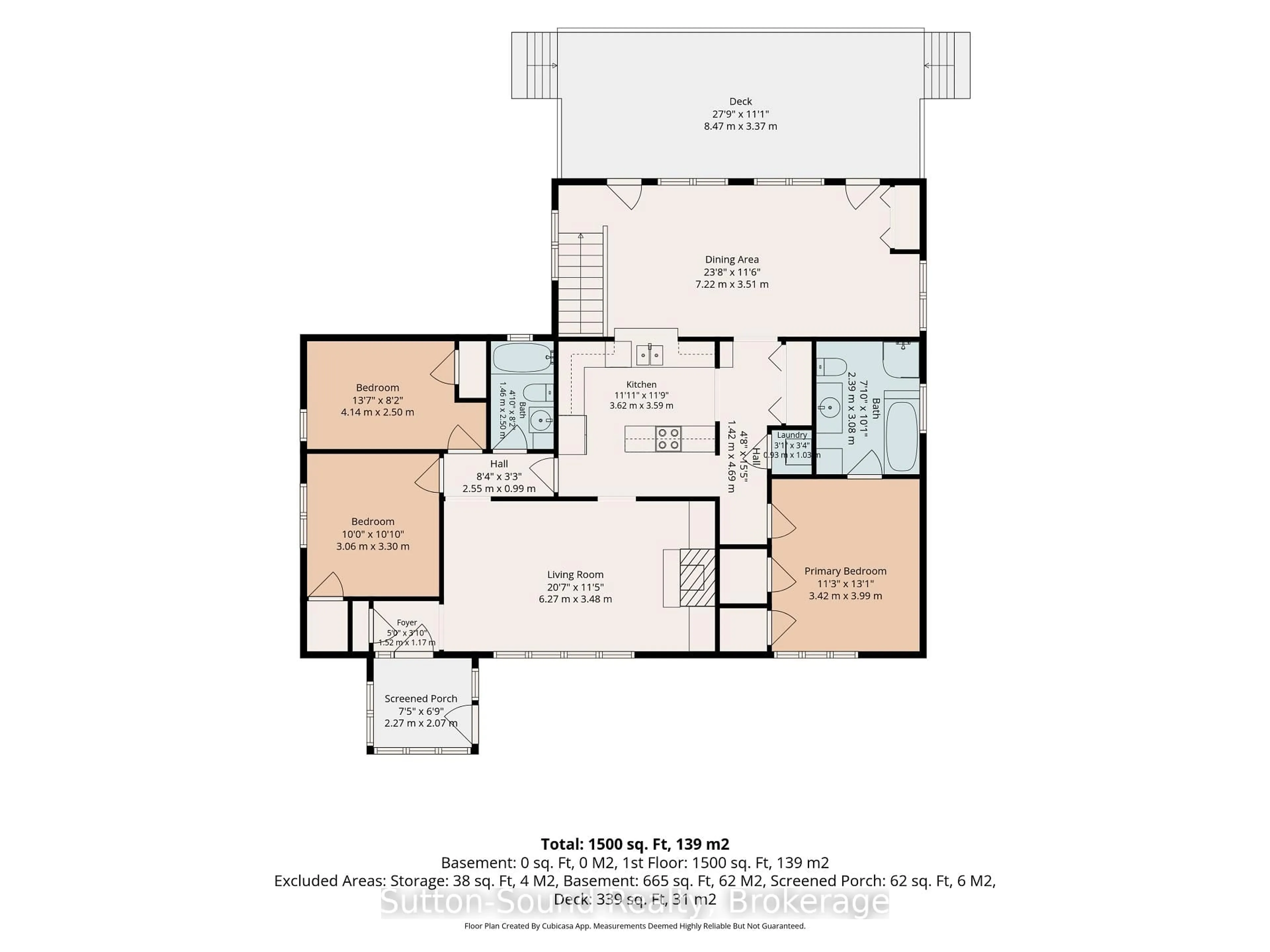 Floor plan for 827 13th St, Georgian Bluffs Ontario N4K 6V5