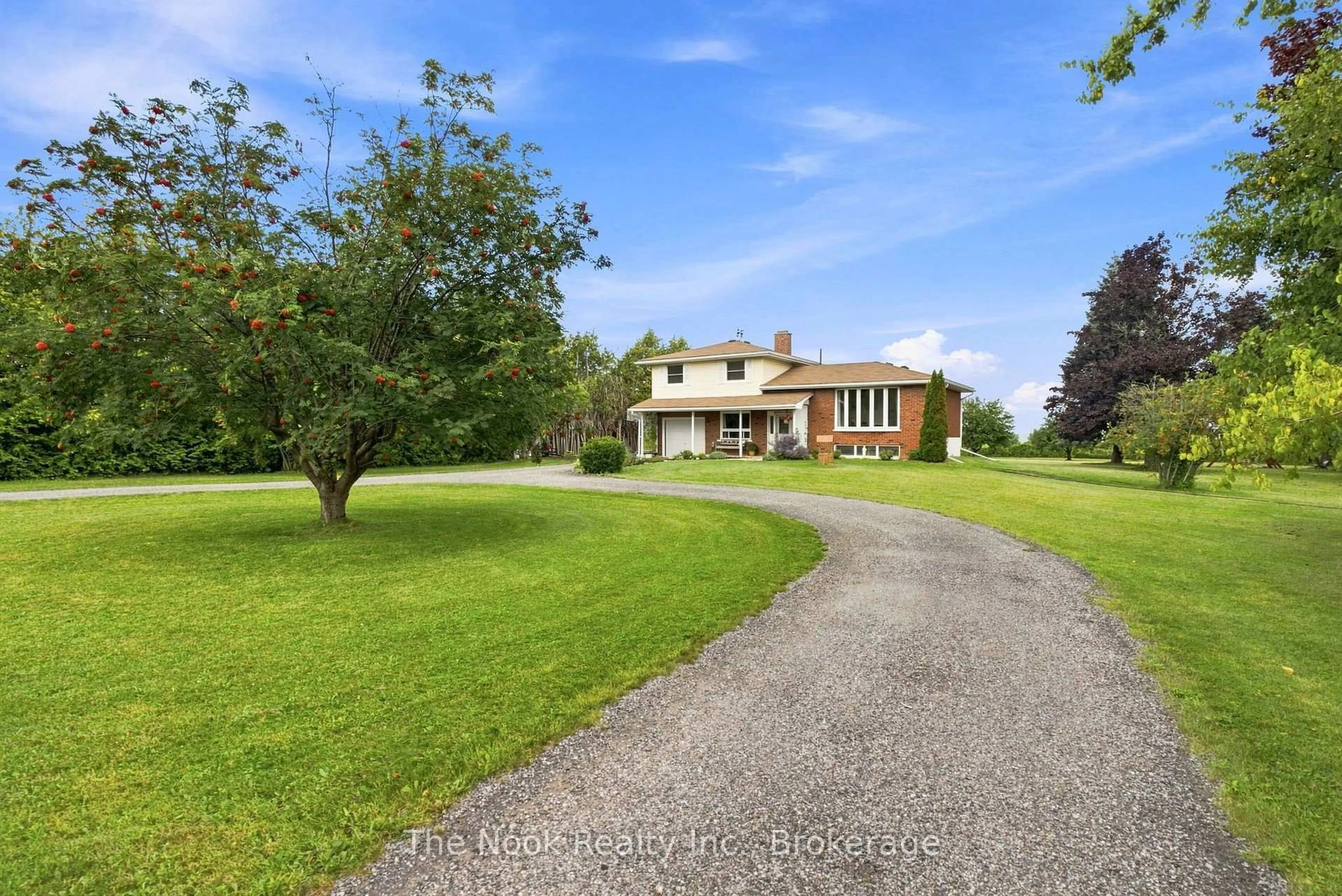 A pic from outside/outdoor area/front of a property/back of a property/a pic from drone, unknown for 193 Cottingham Rd, Kawartha Lakes Ontario K0L 2W0
