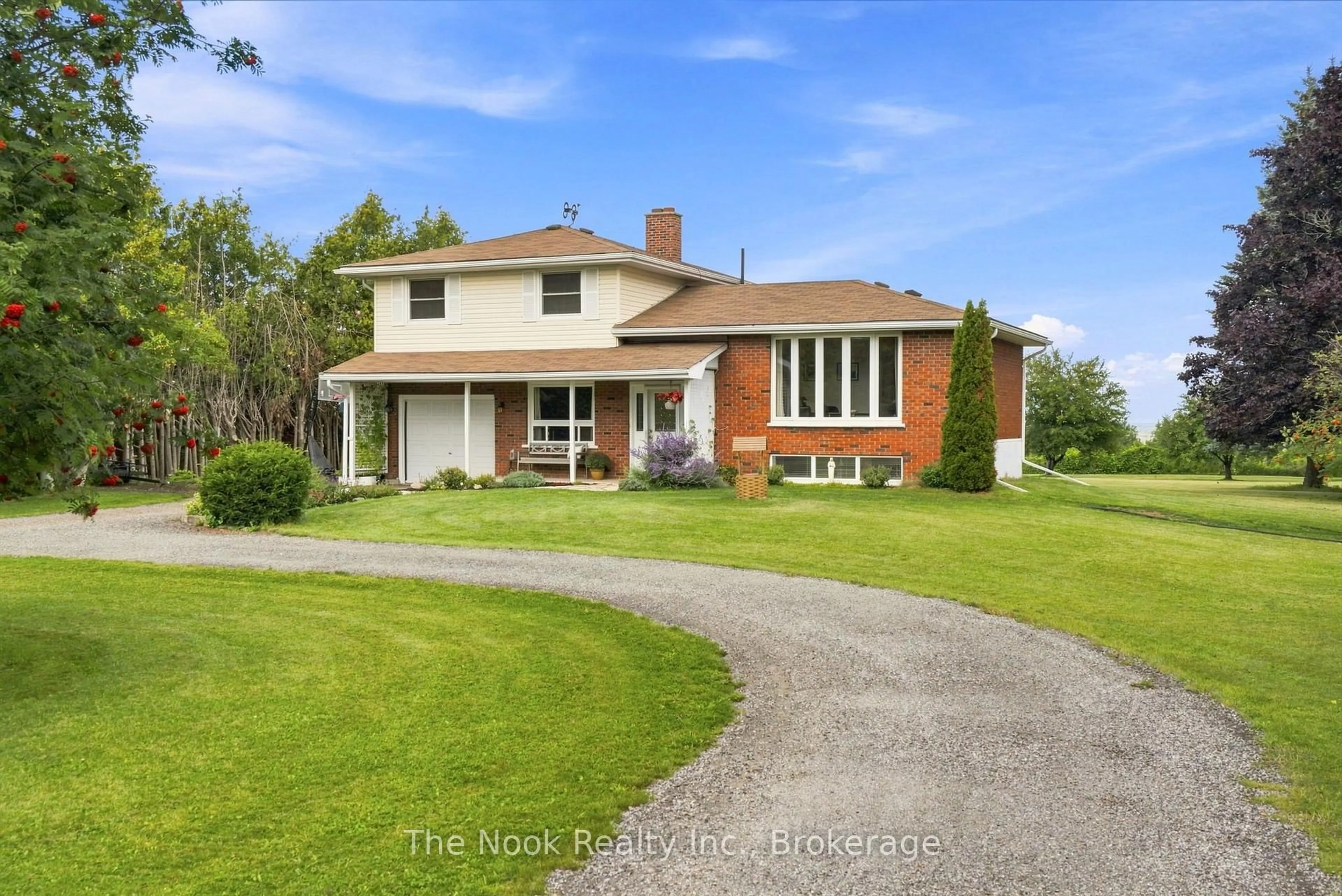 A pic from outside/outdoor area/front of a property/back of a property/a pic from drone, street for 193 Cottingham Rd, Kawartha Lakes Ontario K0L 2W0