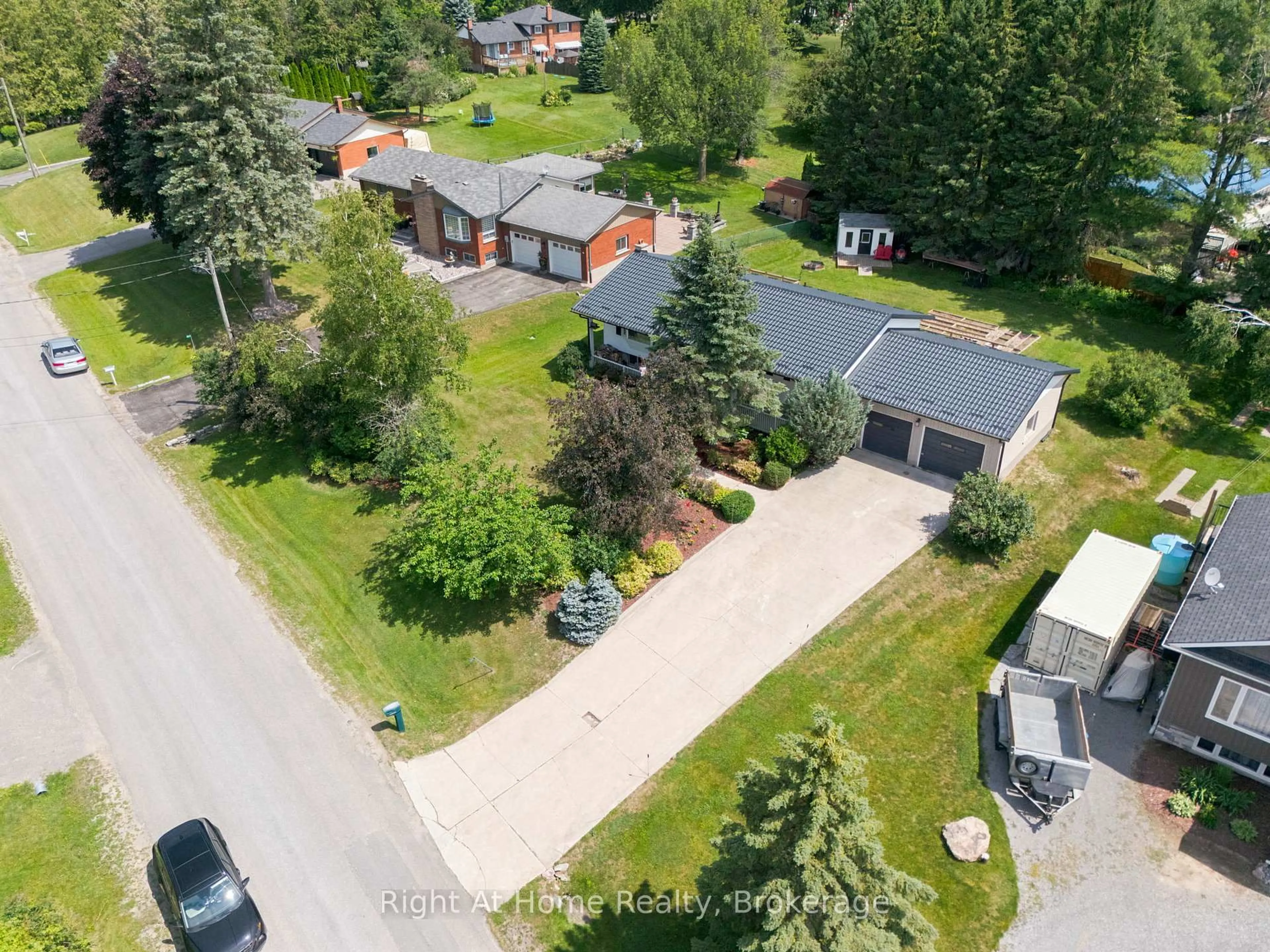 A pic from outside/outdoor area/front of a property/back of a property/a pic from drone, street for 659 Foley Rd, Selwyn Ontario K0L 1T0