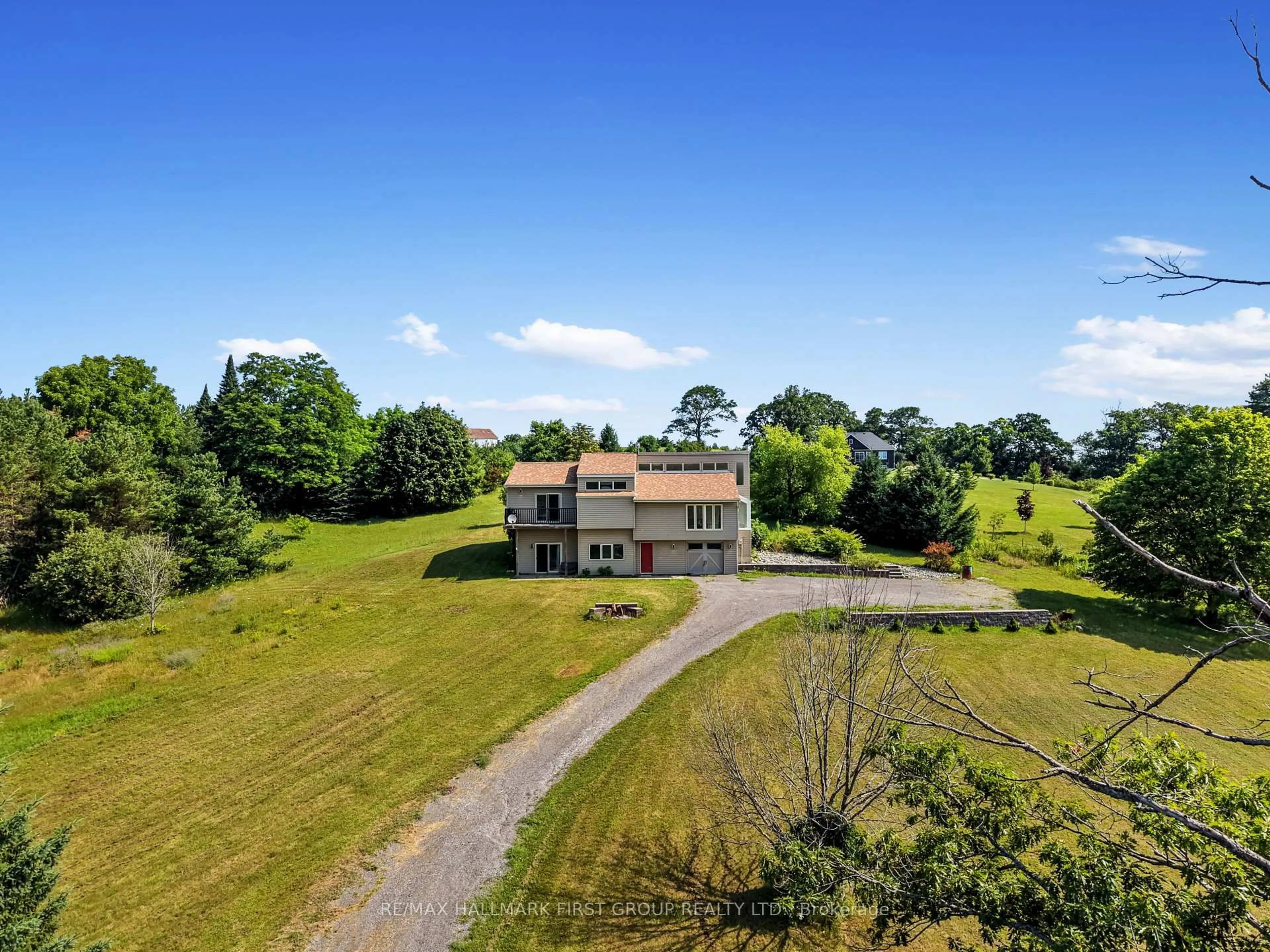 A pic from outside/outdoor area/front of a property/back of a property/a pic from drone, unknown for 110 Davis Rd, Alnwick/Haldimand Ontario K0K 2X0