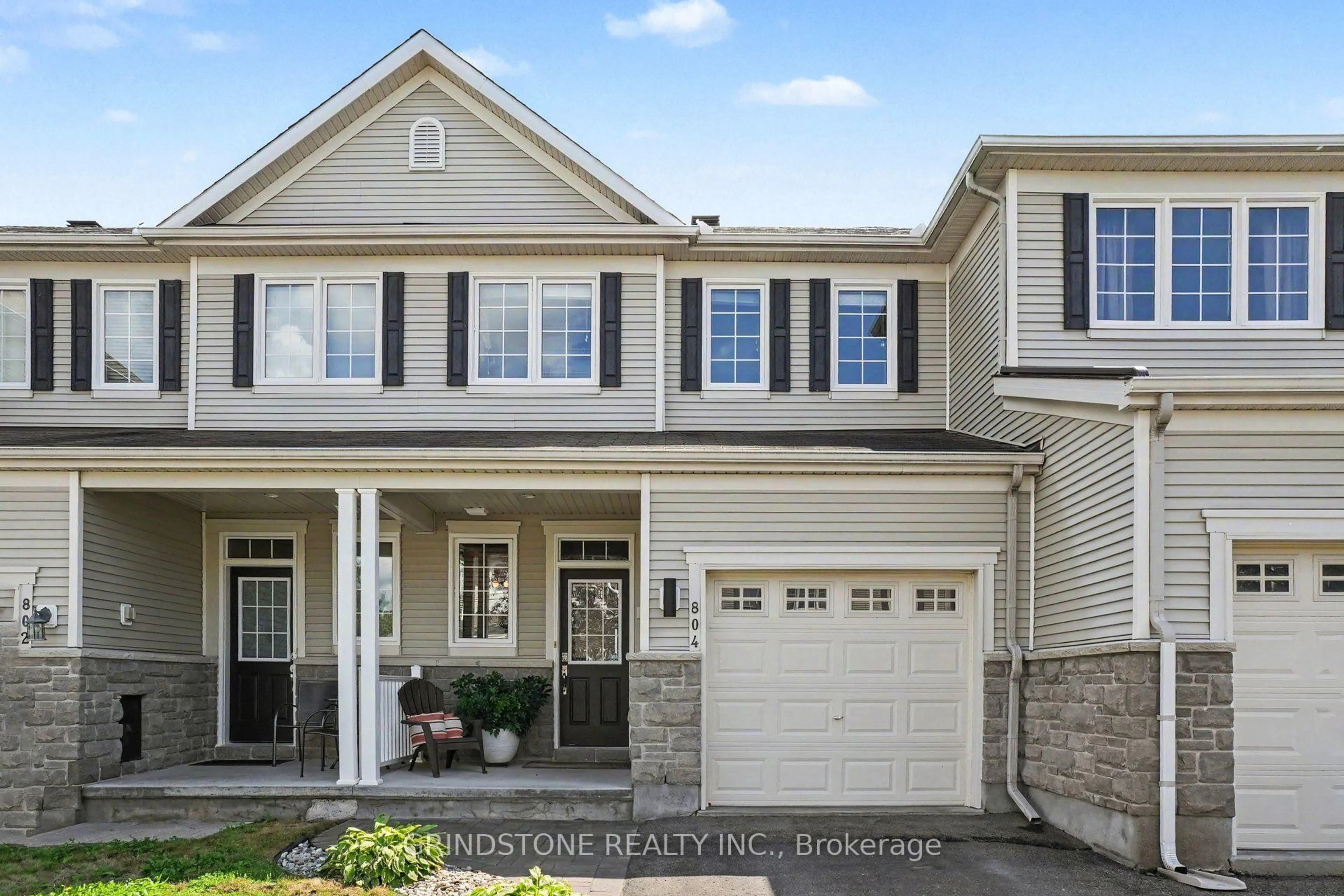 Home with vinyl exterior material, street for 804 Kennacraig Private, Ottawa Ontario K2J 5T5