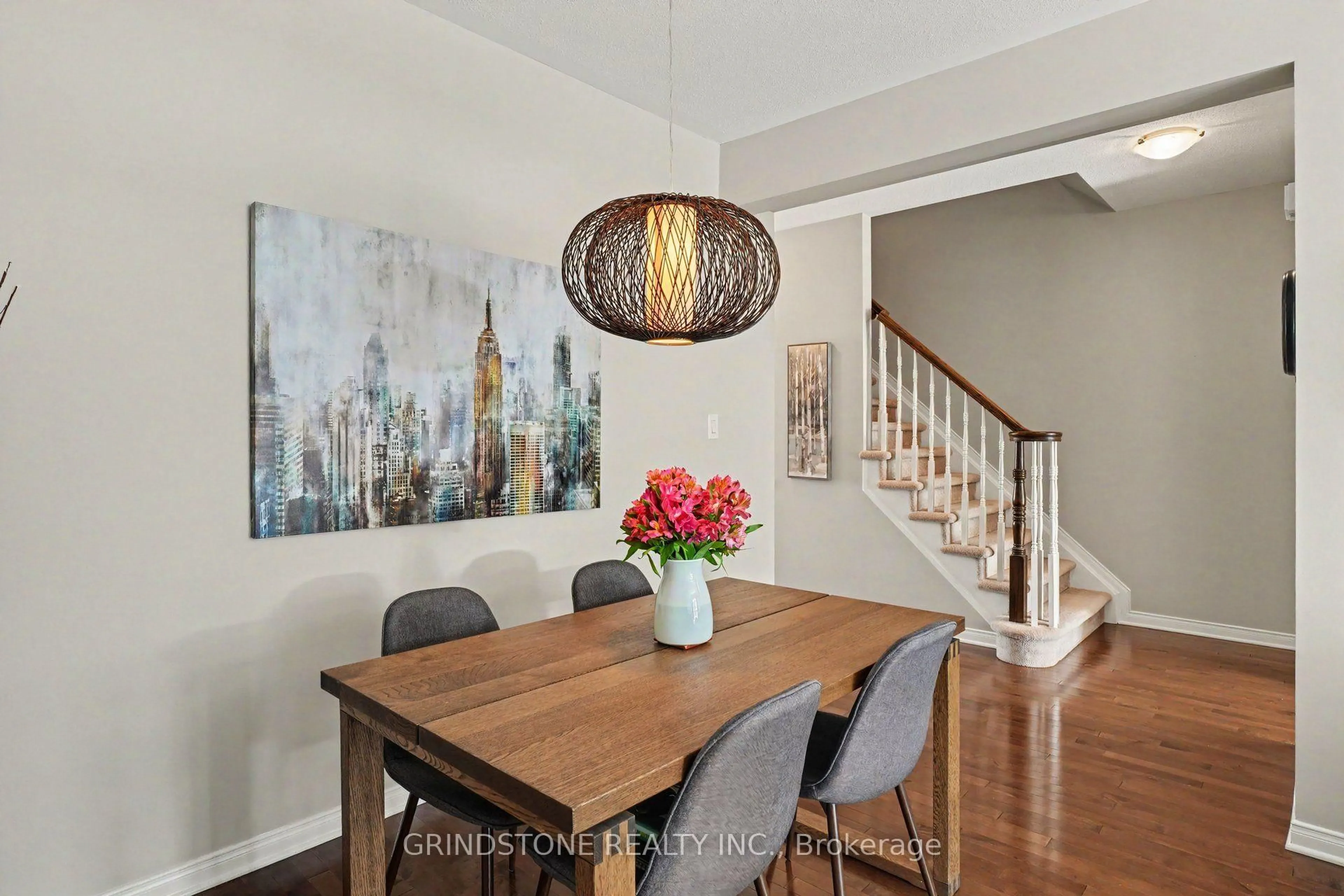 Dining room, wood/laminate floor for 804 Kennacraig Private, Ottawa Ontario K2J 5T5