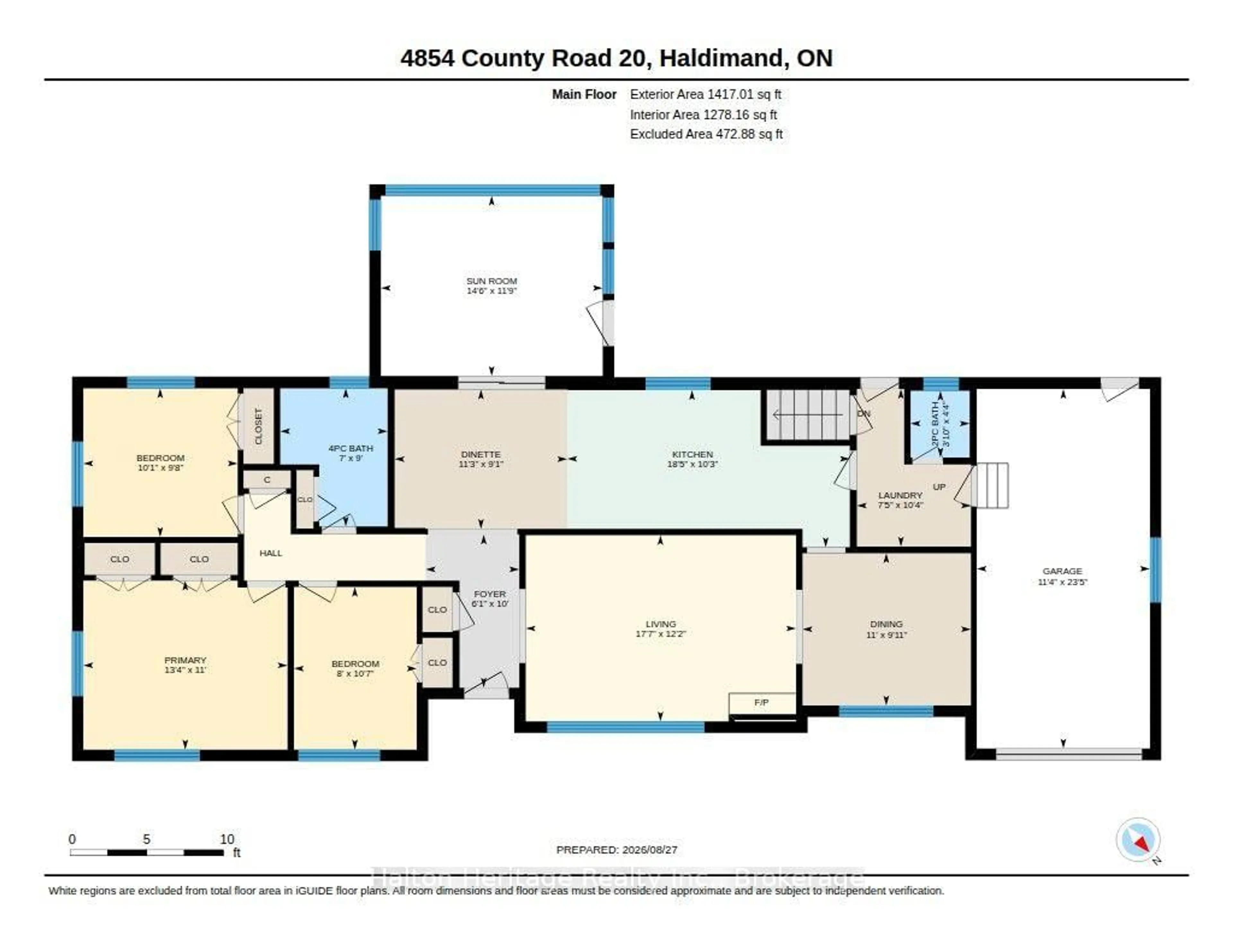 Floor plan for 4854 Haldimand Road 20 Rd, Haldimand Ontario N1A 2W3