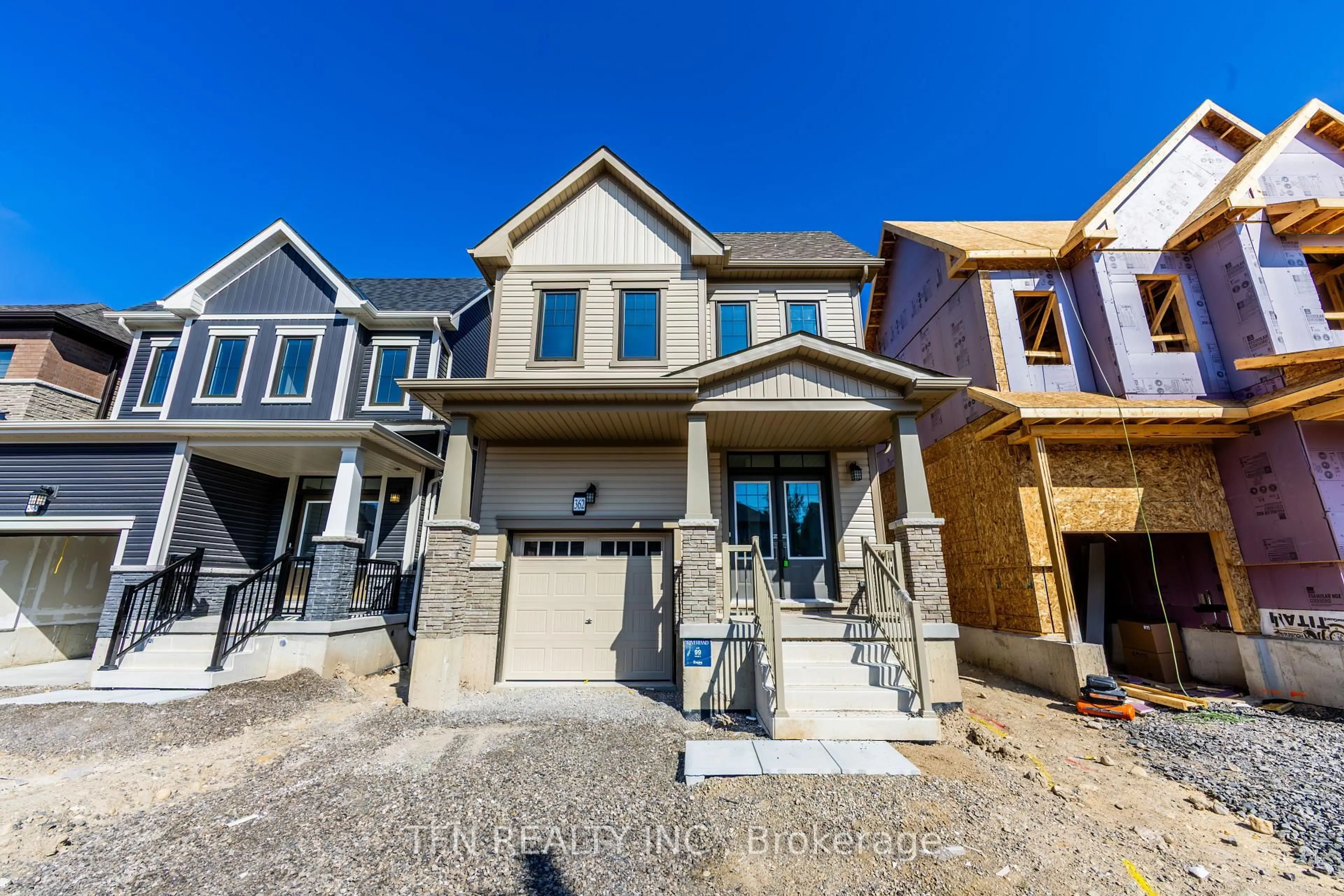 Home with brick exterior material, street for 385 Starlight Ave, Woolwich Ontario N0B 1M0