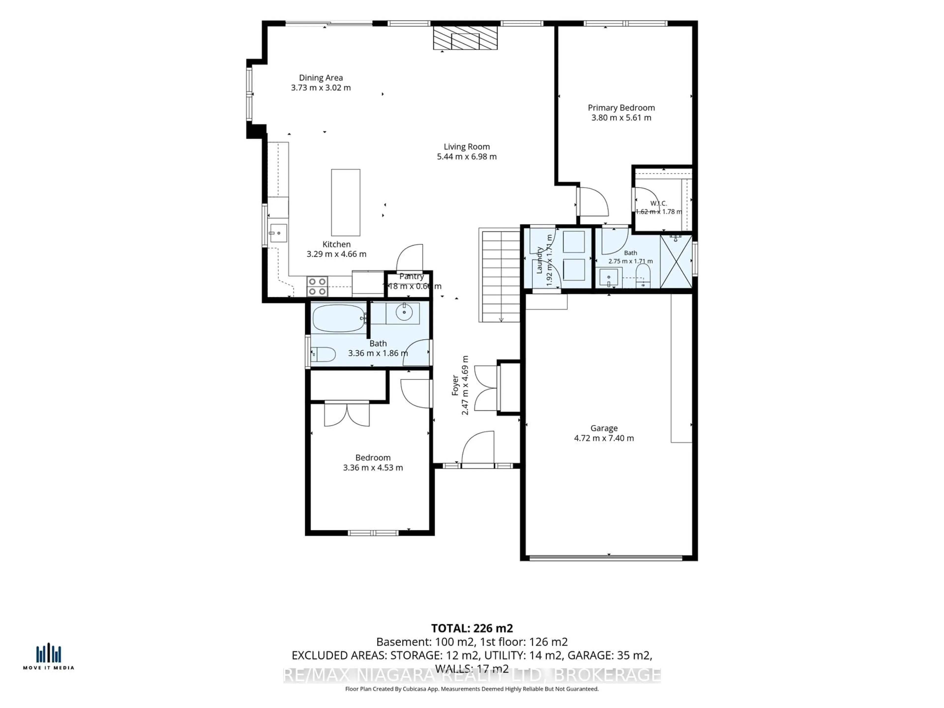 Floor plan for 255 Lakeshore Rd, St. Catharines Ontario L2M 1R9