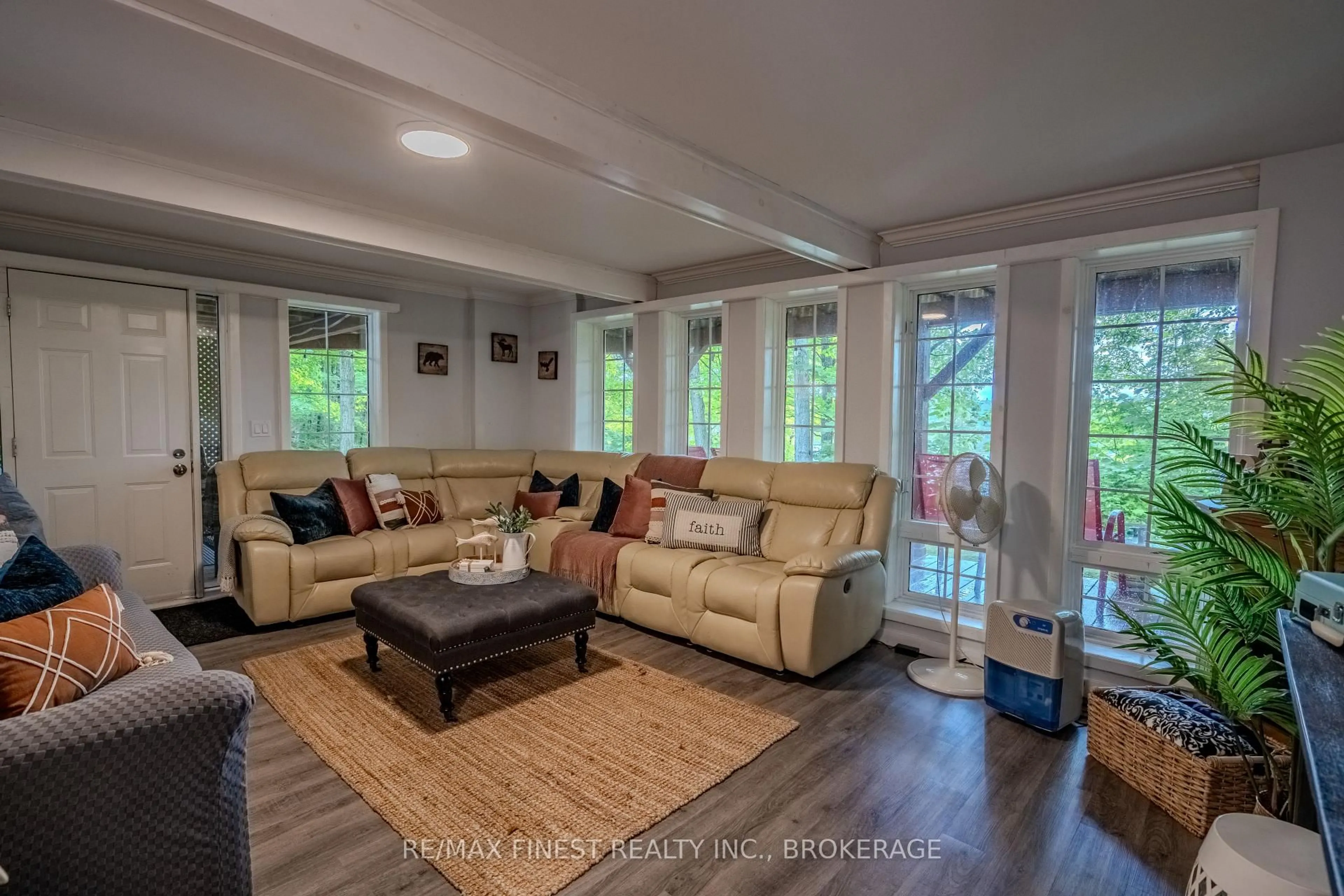 Living room with furniture, unknown for 1066 Mountvale Point Rd, Sharbot Lake Ontario K0H 2P0