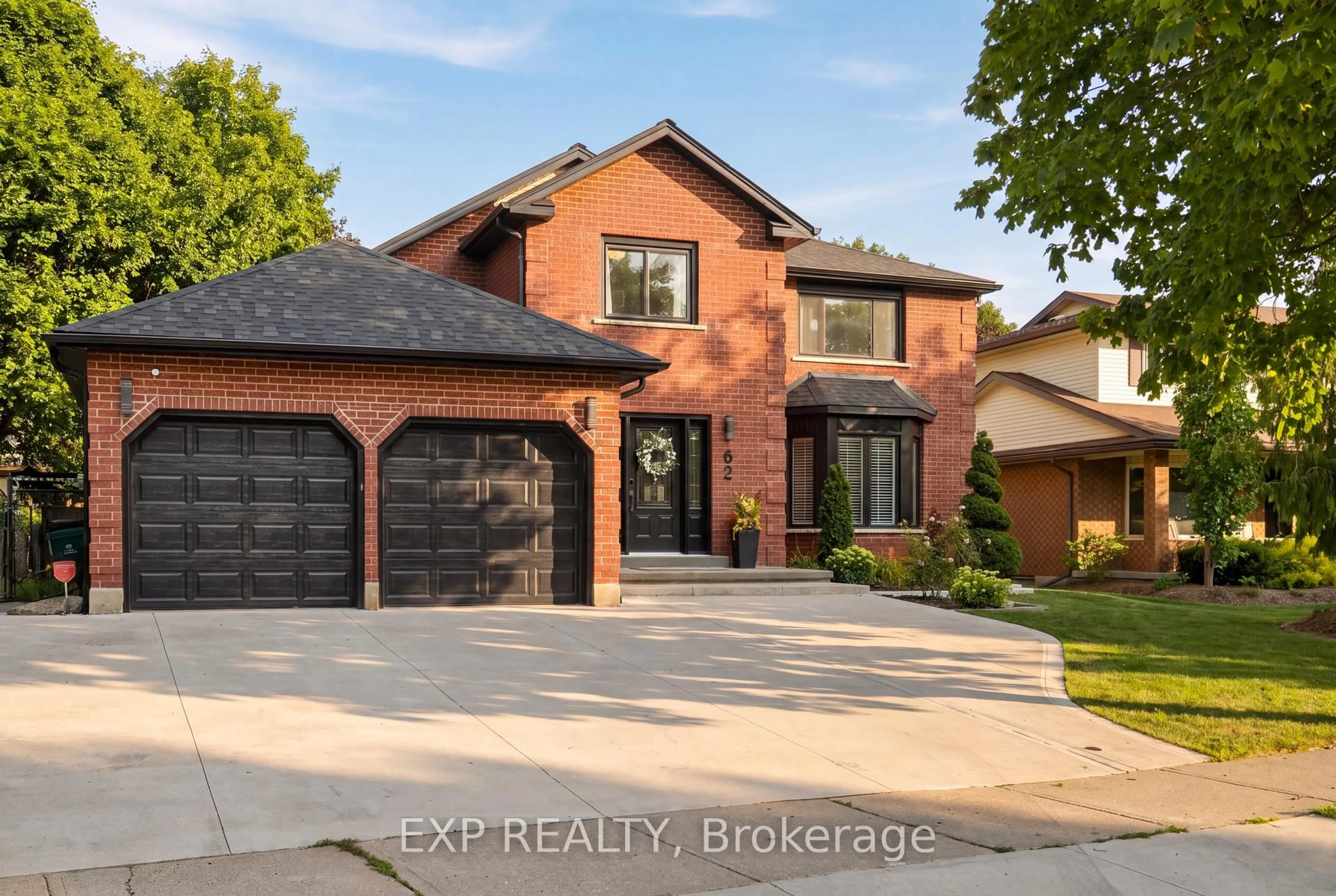 Home with brick exterior material, street for 62 Corfield Dr, Kitchener Ontario N2A 3W9