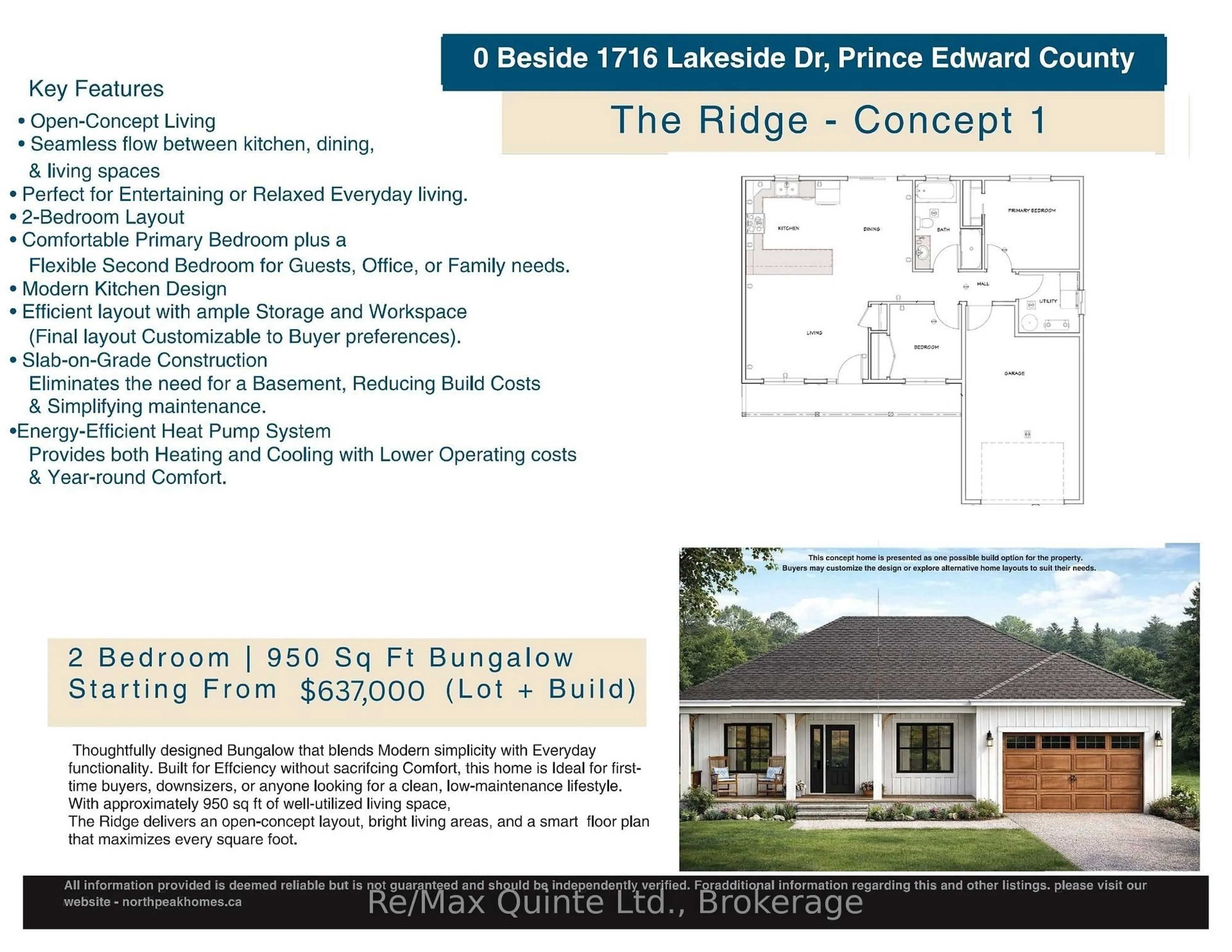 Unknown for 00 Beside 1716 Lakeside Dr, Prince Edward County Ontario K0K 1T0
