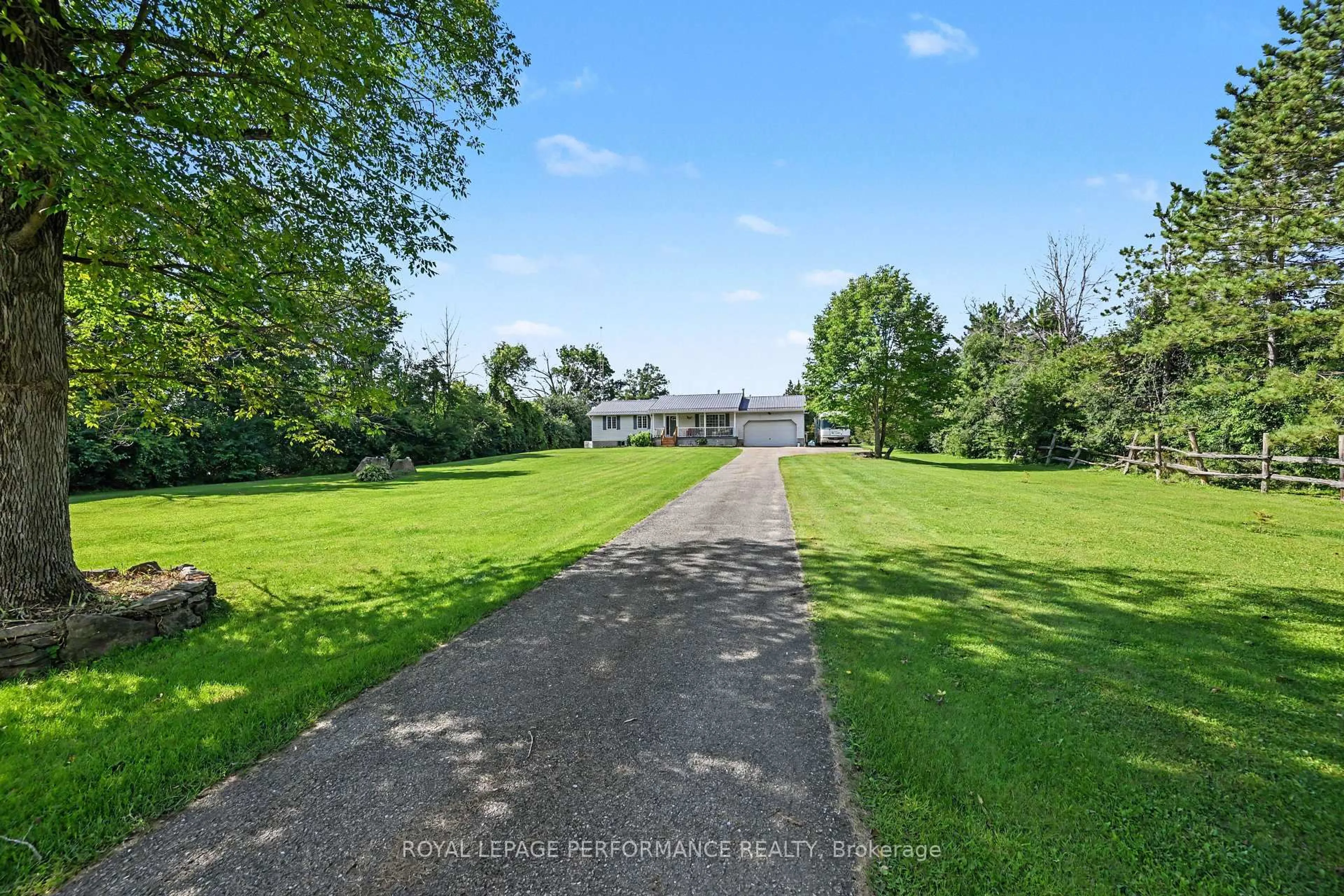 A pic from outside/outdoor area/front of a property/back of a property/a pic from drone, water/lake/river/ocean view for 640 Poonamalie Side Rd, Smiths Falls Ontario K7A 4S4