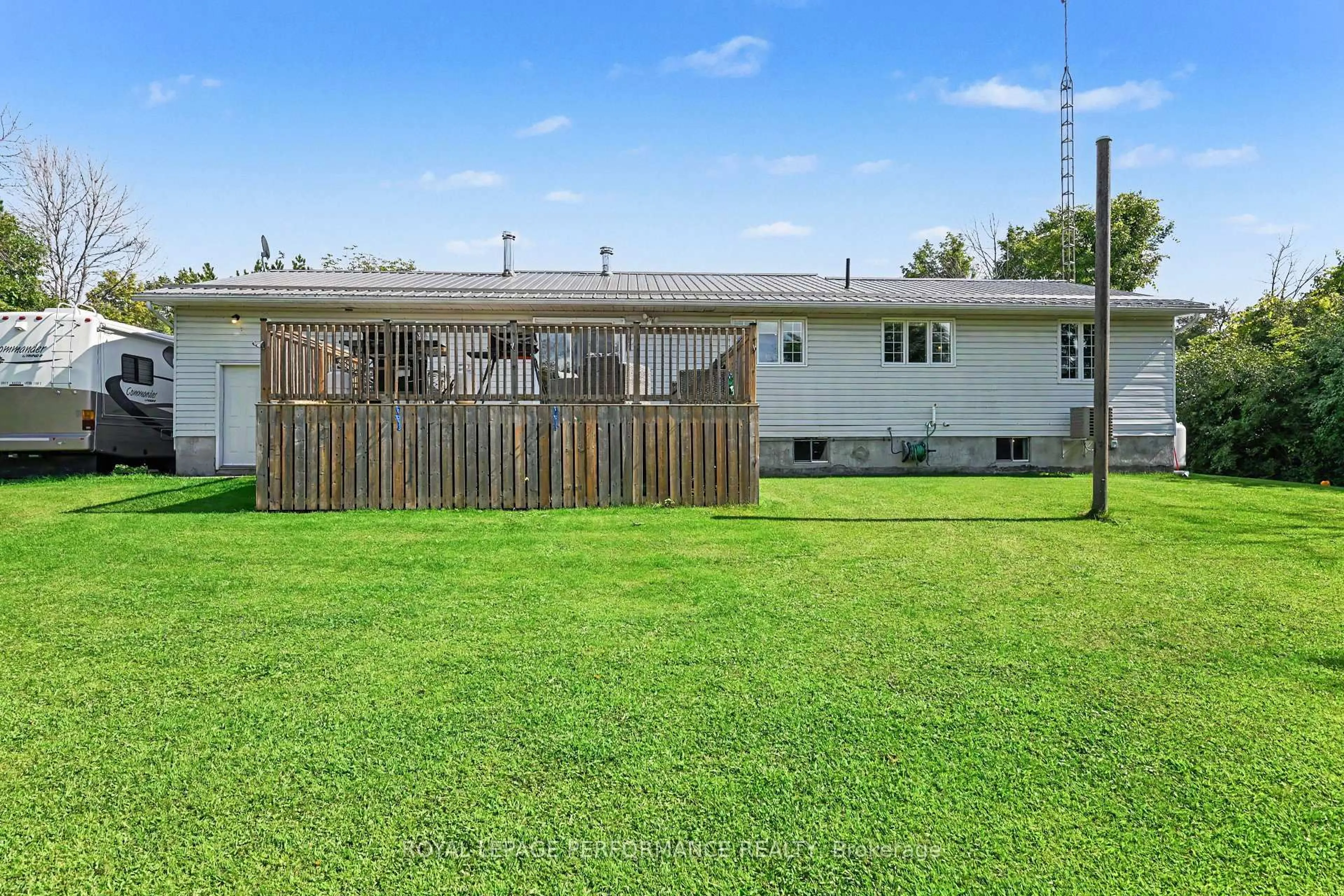 A pic from outside/outdoor area/front of a property/back of a property/a pic from drone, unknown for 640 Poonamalie Side Rd, Smiths Falls Ontario K7A 4S4