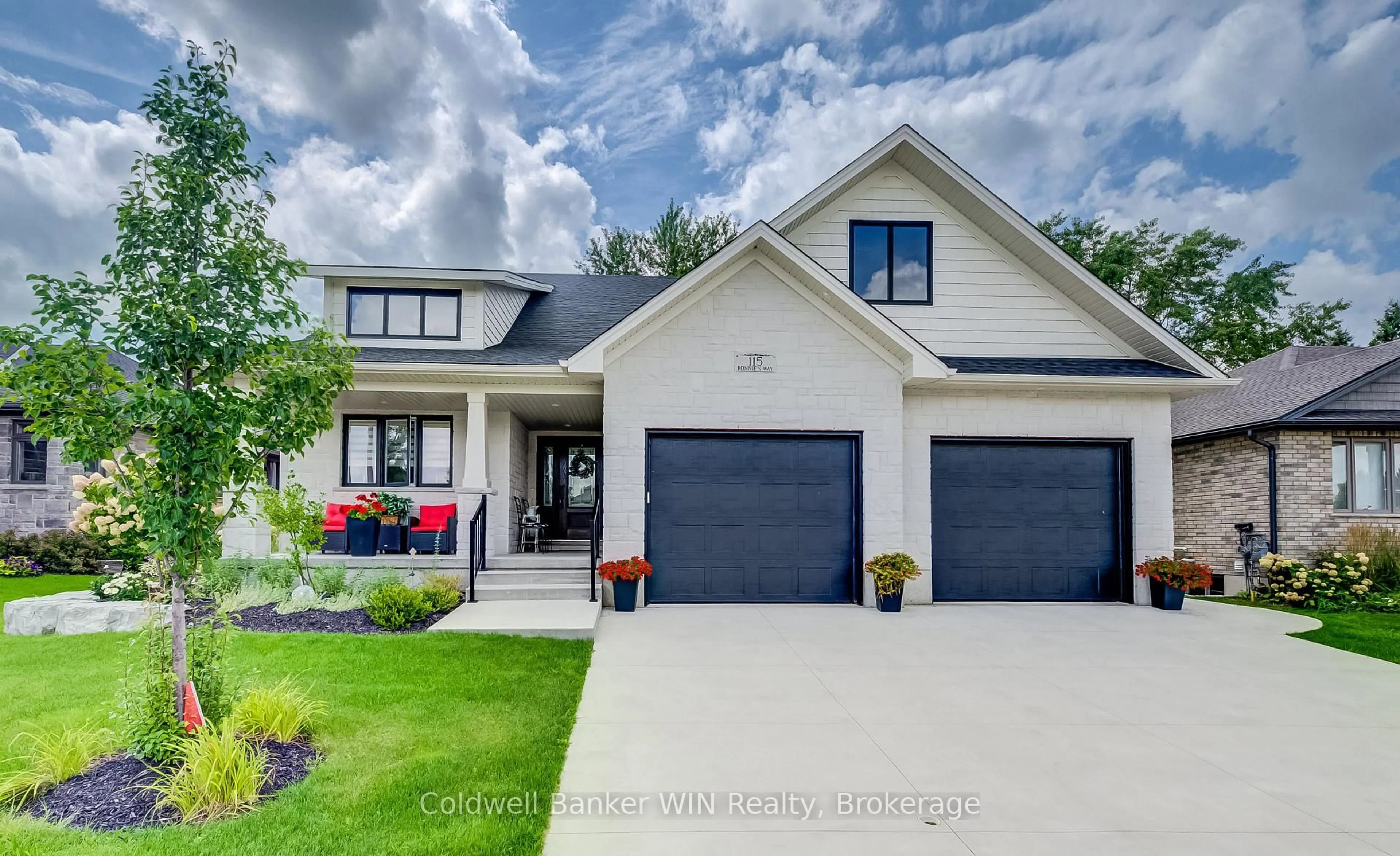 Home with vinyl exterior material, street for 115 Ronnies Way, Wellington North Ontario N0G 2L2