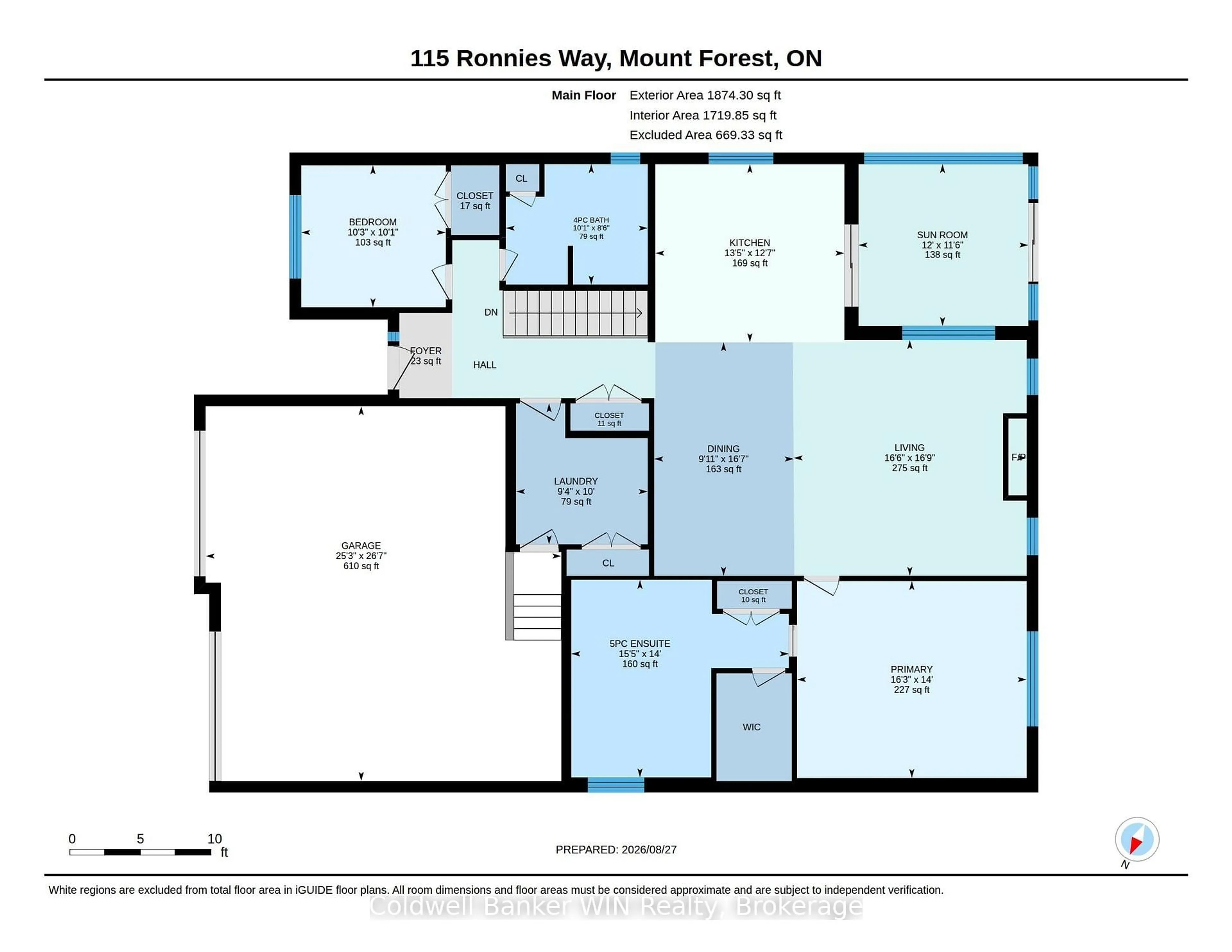 Floor plan for 115 Ronnies Way, Wellington North Ontario N0G 2L2
