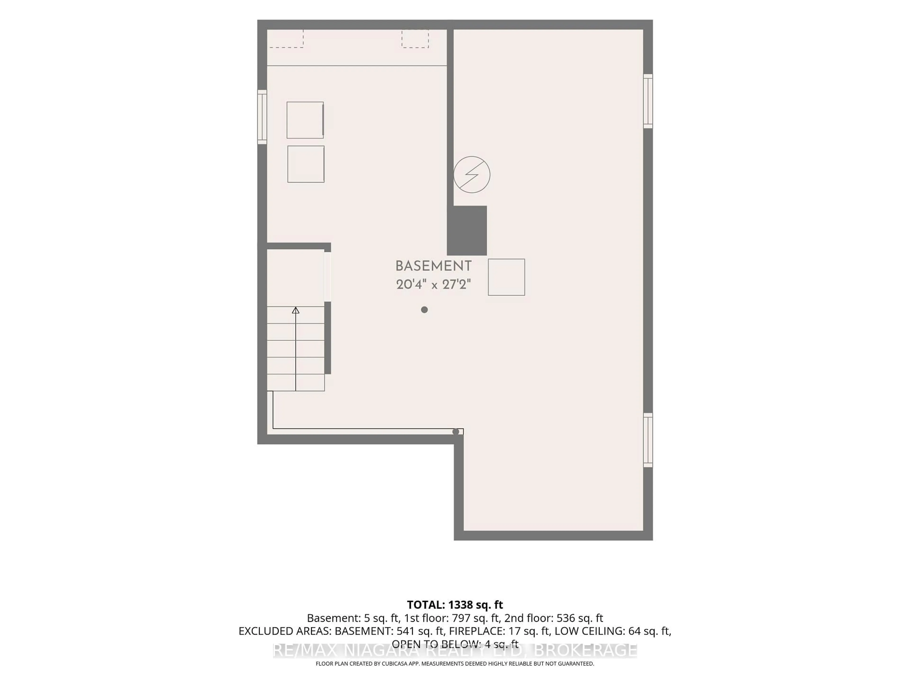 Floor plan for 164 Kent St, Port Colborne Ontario L3K 2Z8